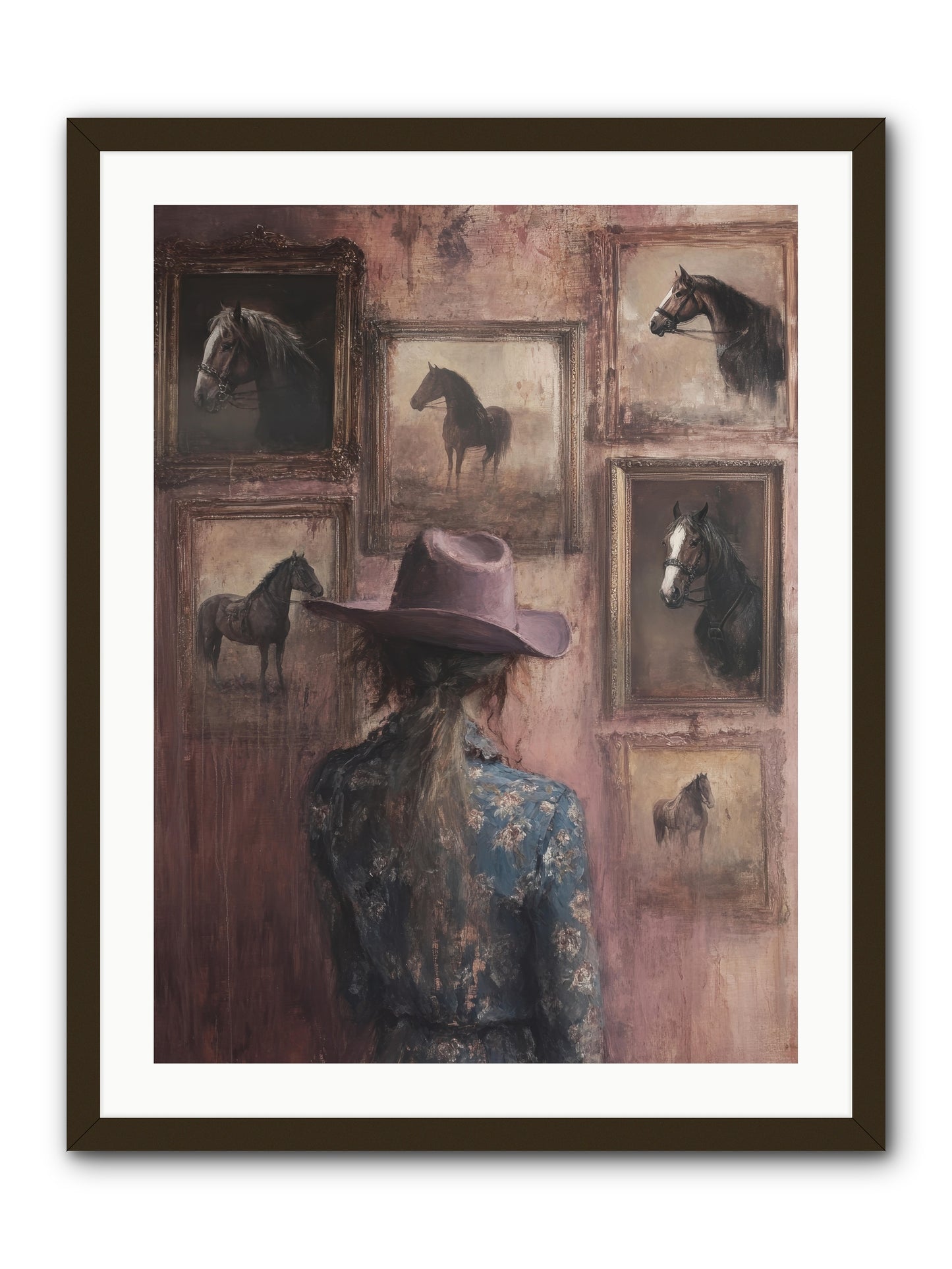 Harvest Moon Ranch -- Framed Print - Black 24x32