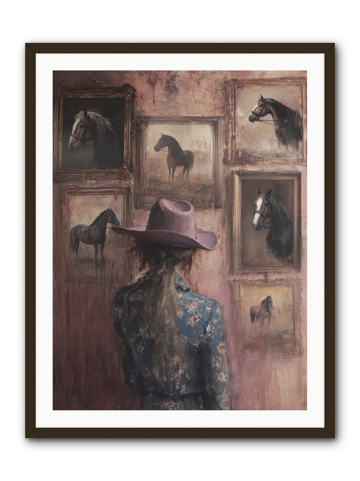 Harvest Moon Ranch -- Framed Print - Black 30x40