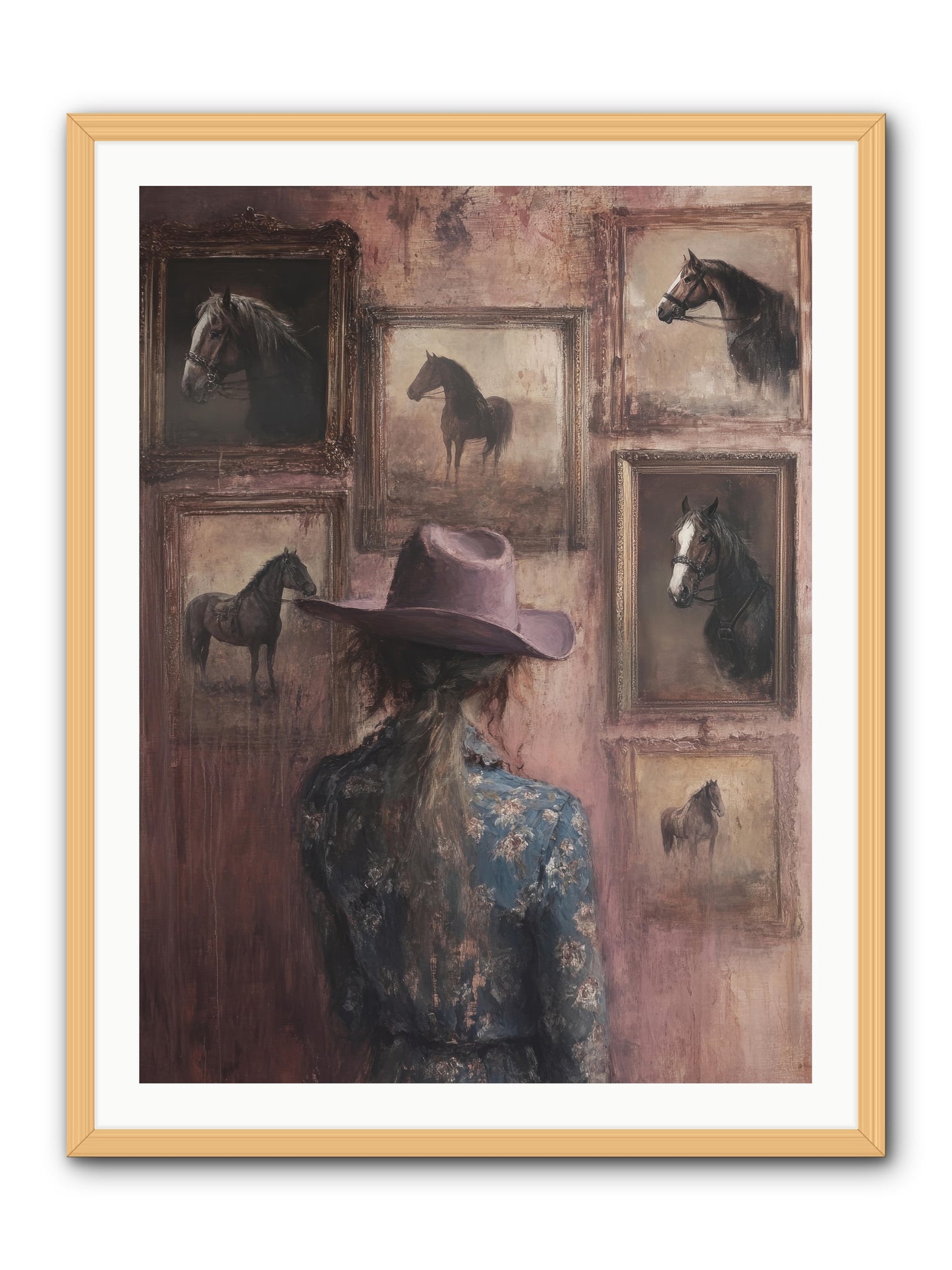 Harvest Moon Ranch -- Framed Print - Natural 30x40
