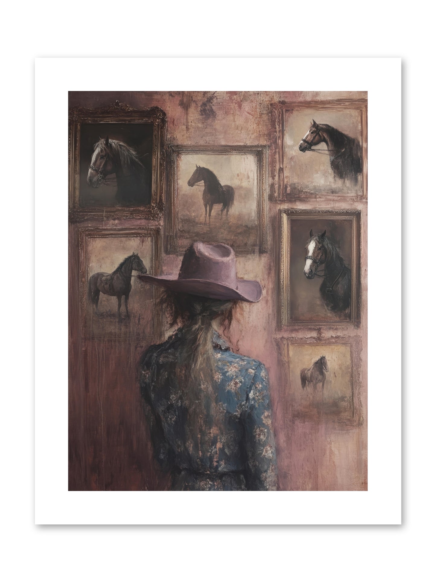 Harvest Moon Ranch -- Loose Canvas Print 9x12