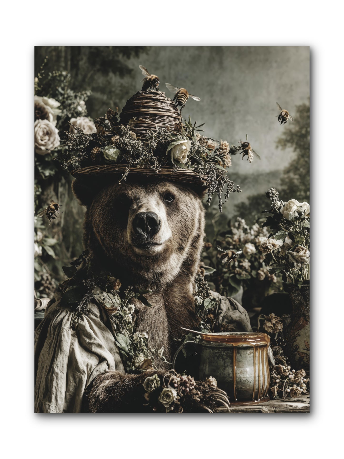 Harvest Moon's Diary -- Wrapped Canvas 9x12