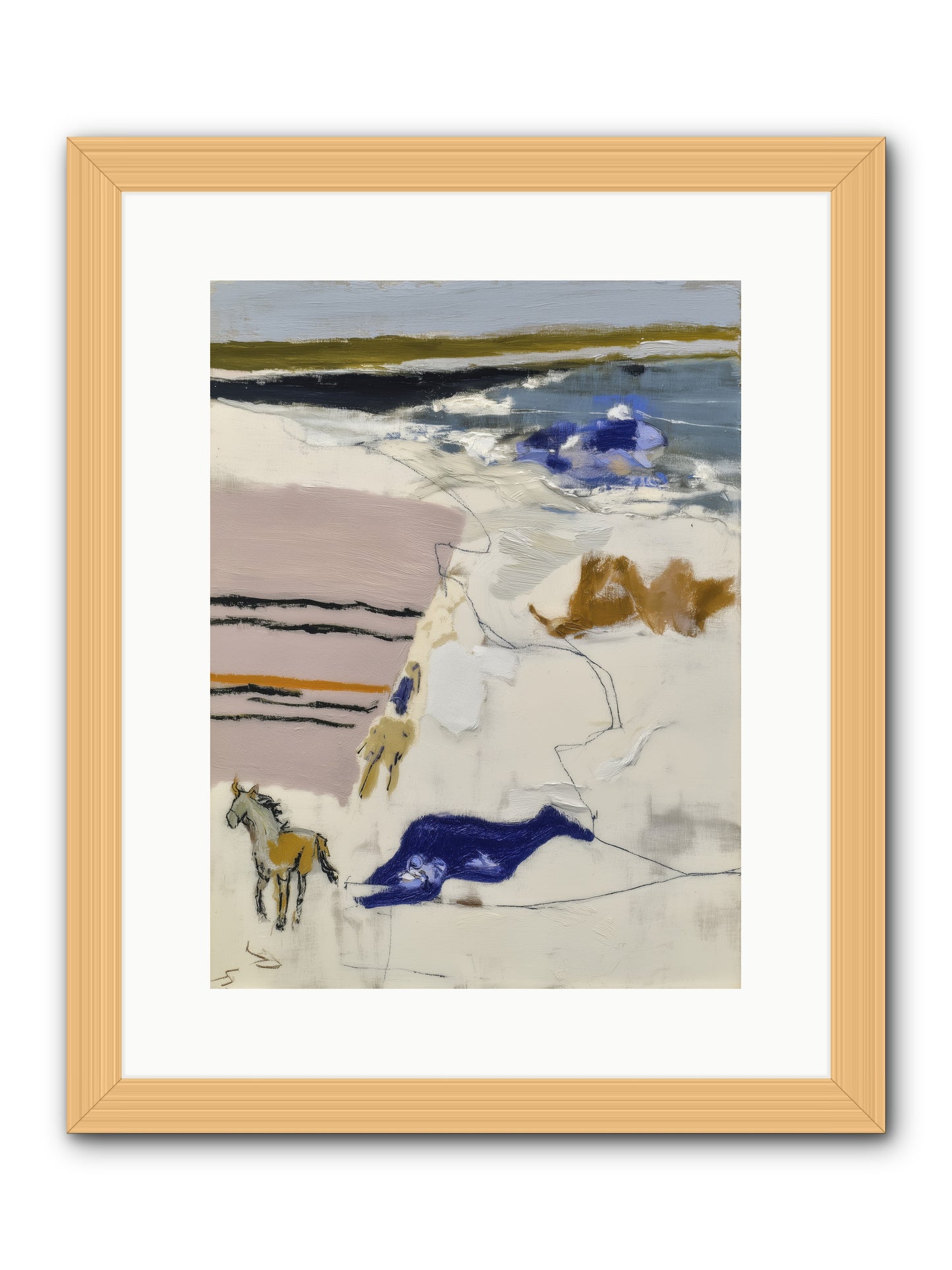 Harvest of Mists -- Framed Print - Natural 12x16