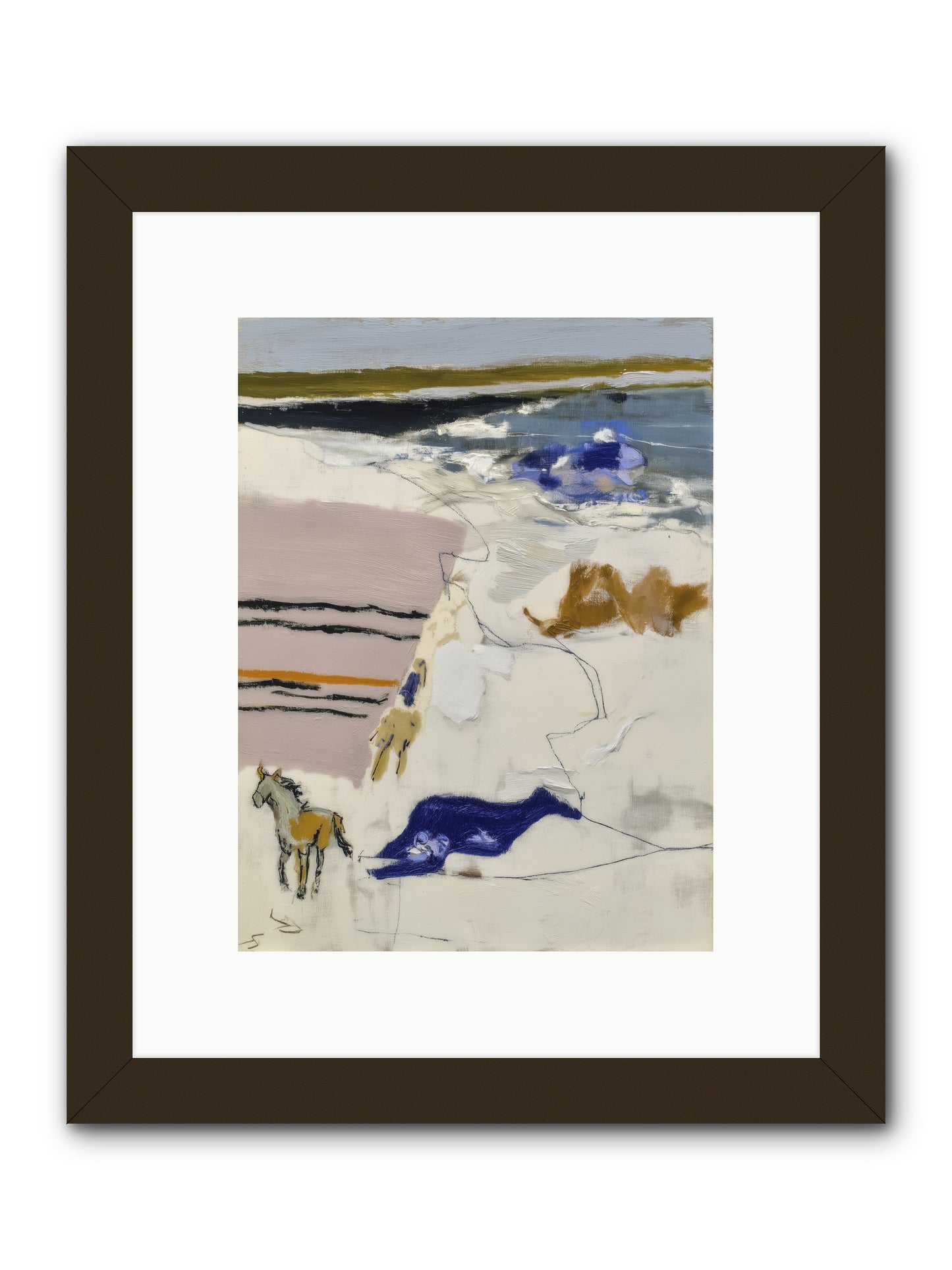 Harvest of Mists -- Framed Print - Black 9x12