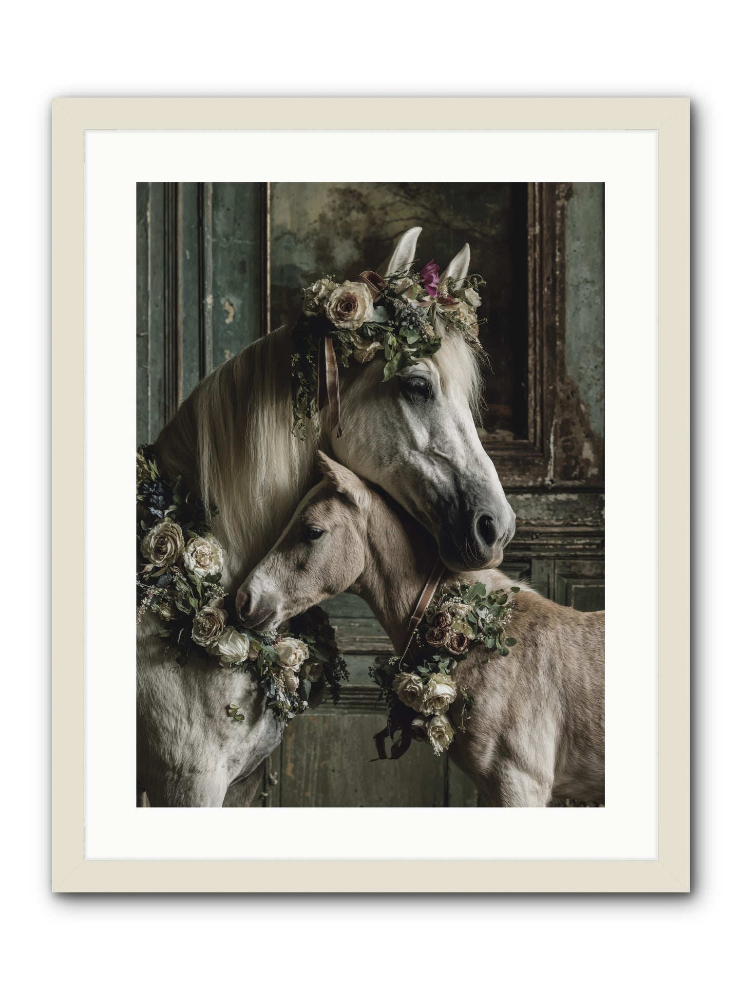 Havisham -- Framed Print - White 18x24