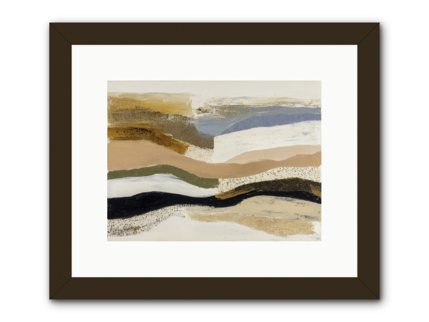 Haze No.1 -- Framed Print - Black 12x9