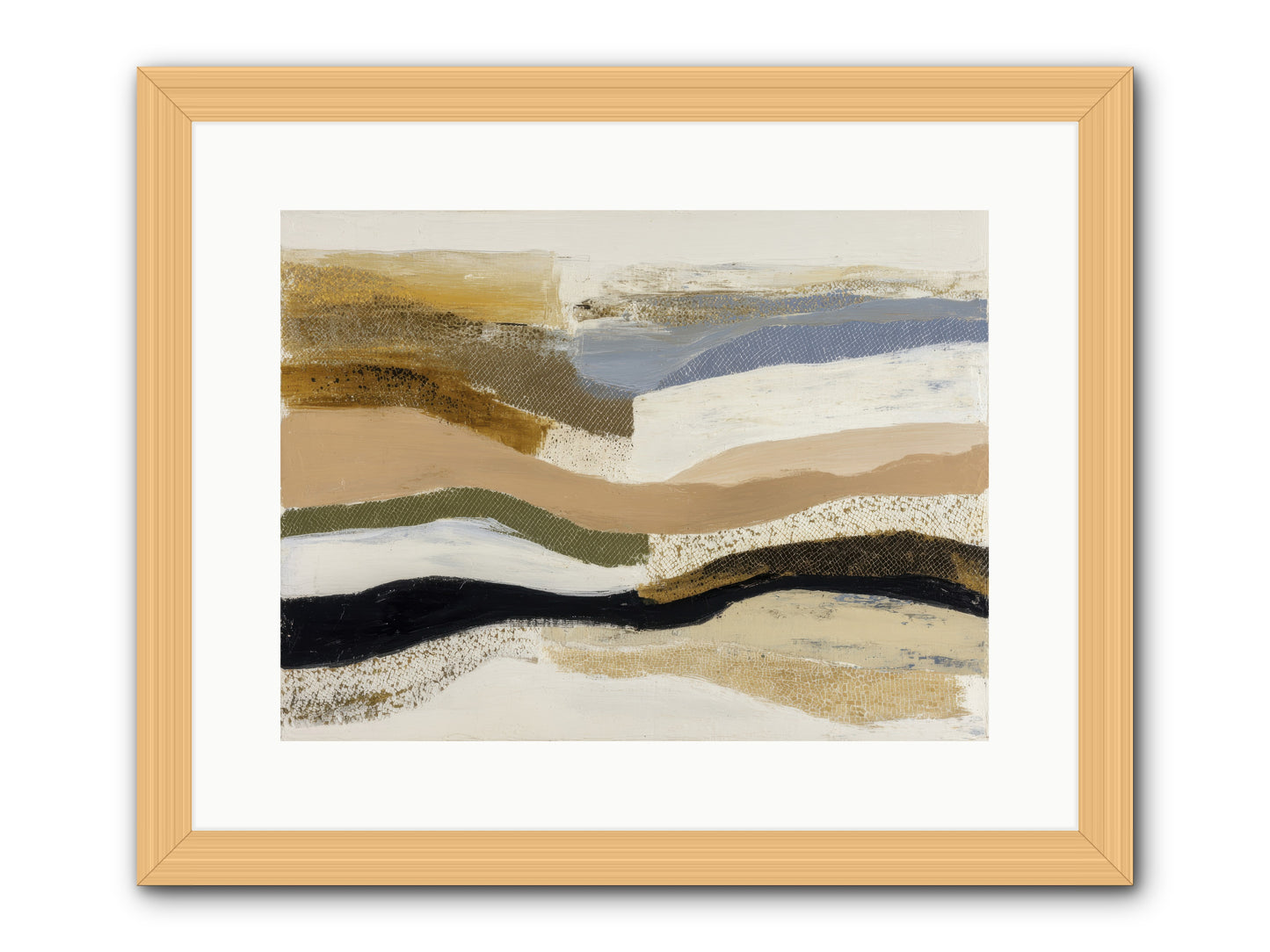 Haze No.1 -- Framed Print - Natural 16x12