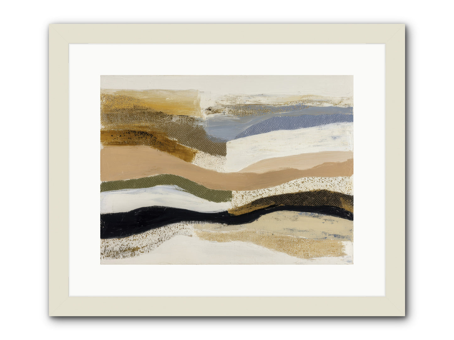 Haze No.1 -- Framed Print - White 16x12