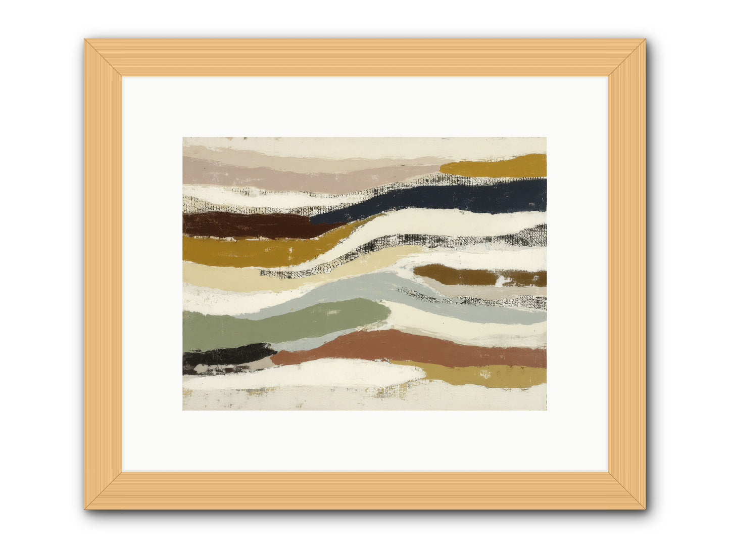 Haze no.2 -- Framed Print - Natural 12x9