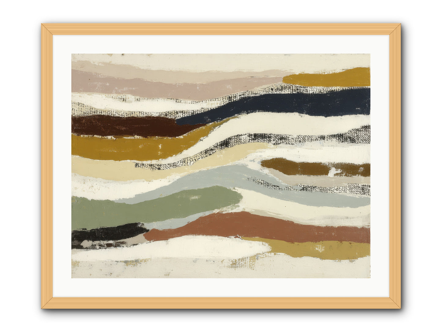 Haze no.2 -- Framed Print - Natural 32x24