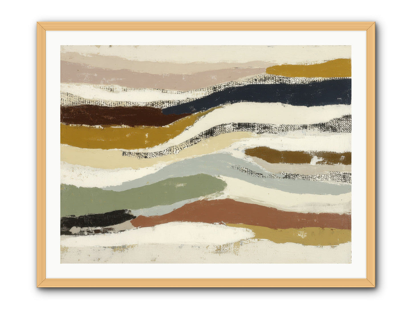 Haze no.2 -- Framed Print - Natural 40x30