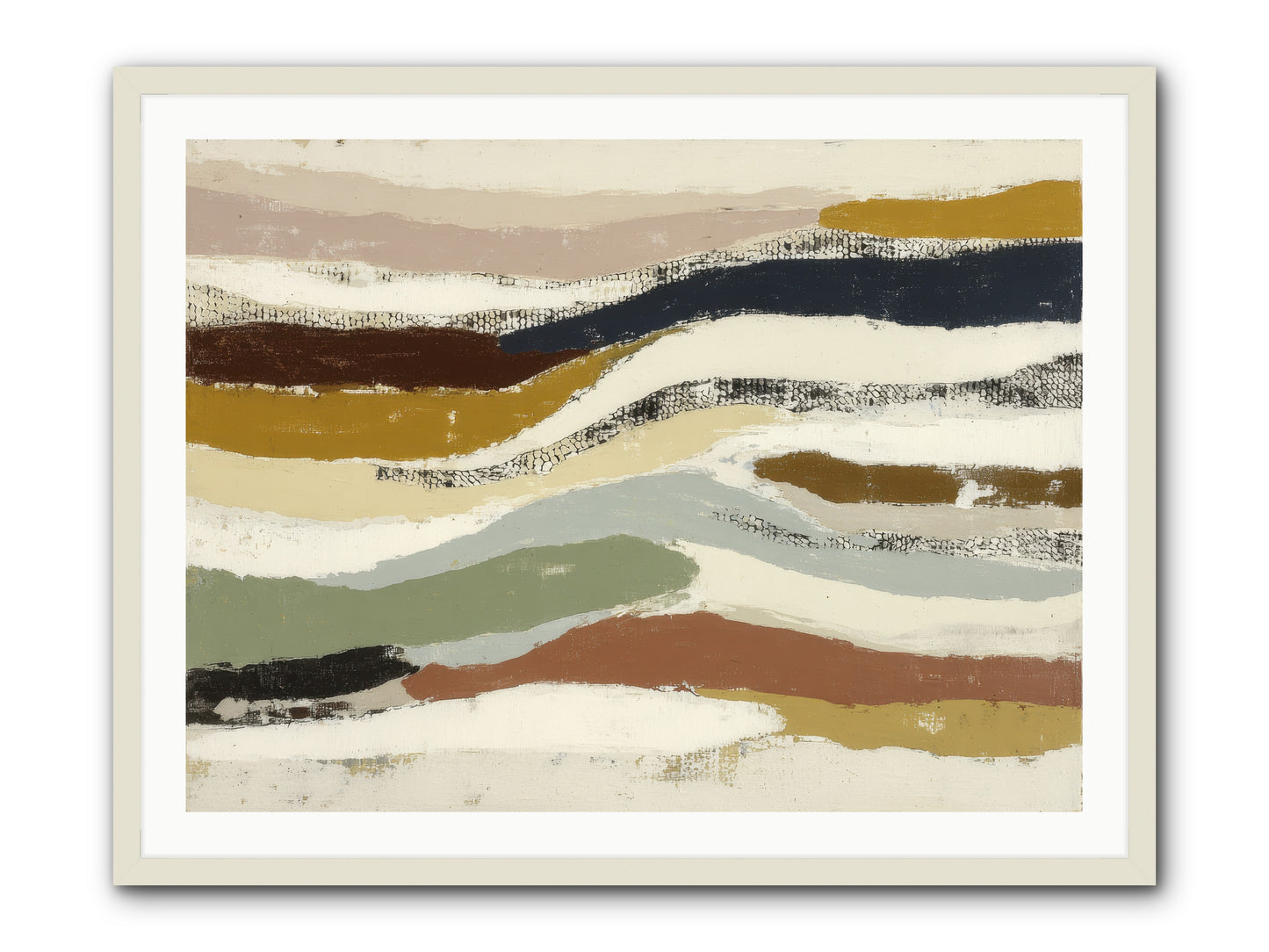 Haze no.2 -- Framed Print - White 40x30