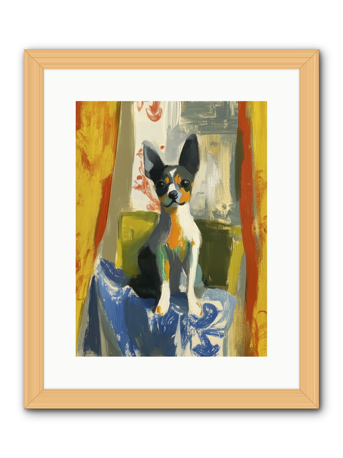 Hazel Mae -- Framed Print - Natural 12x16