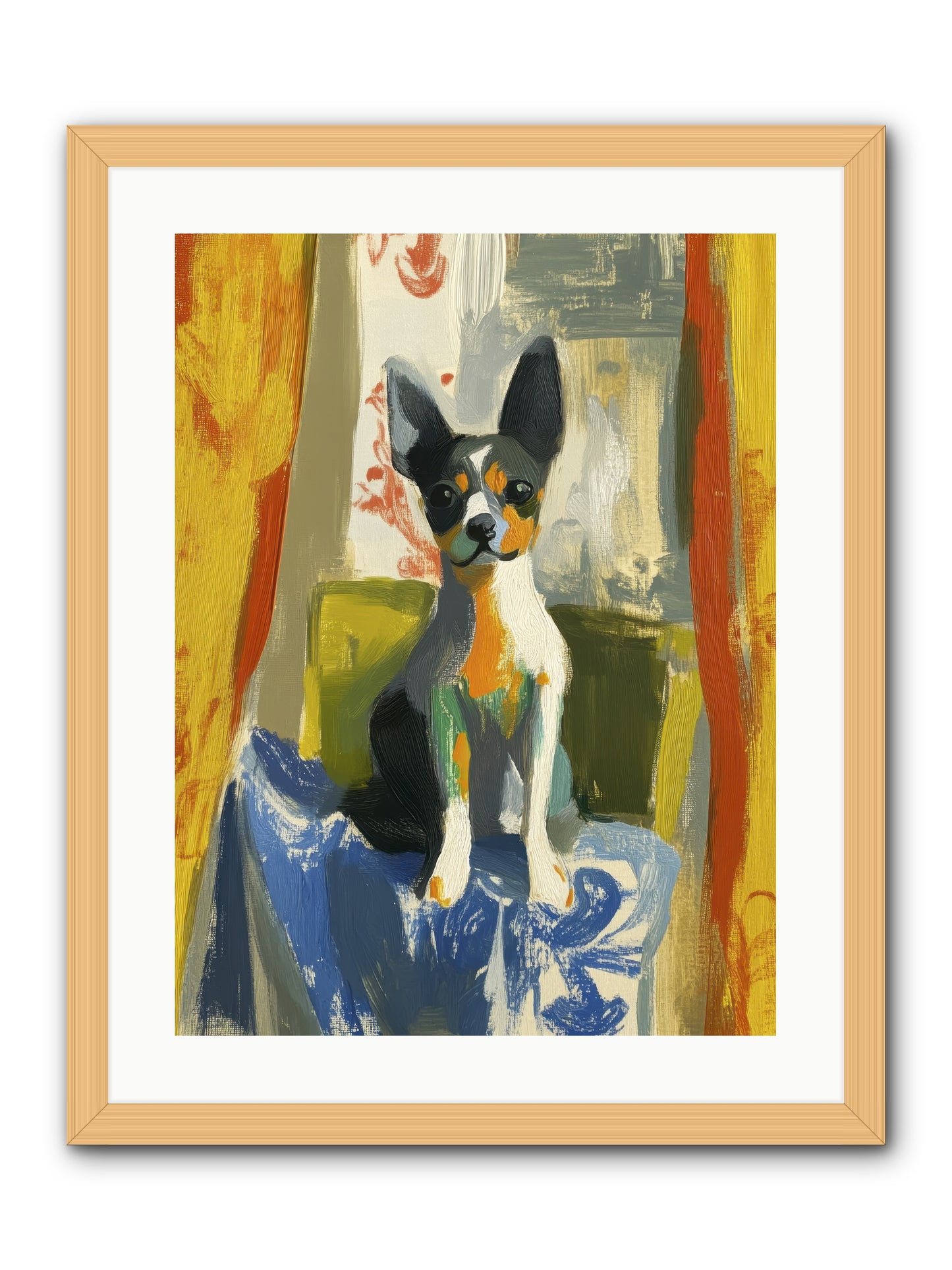Hazel Mae -- Framed Print - Natural 18x24