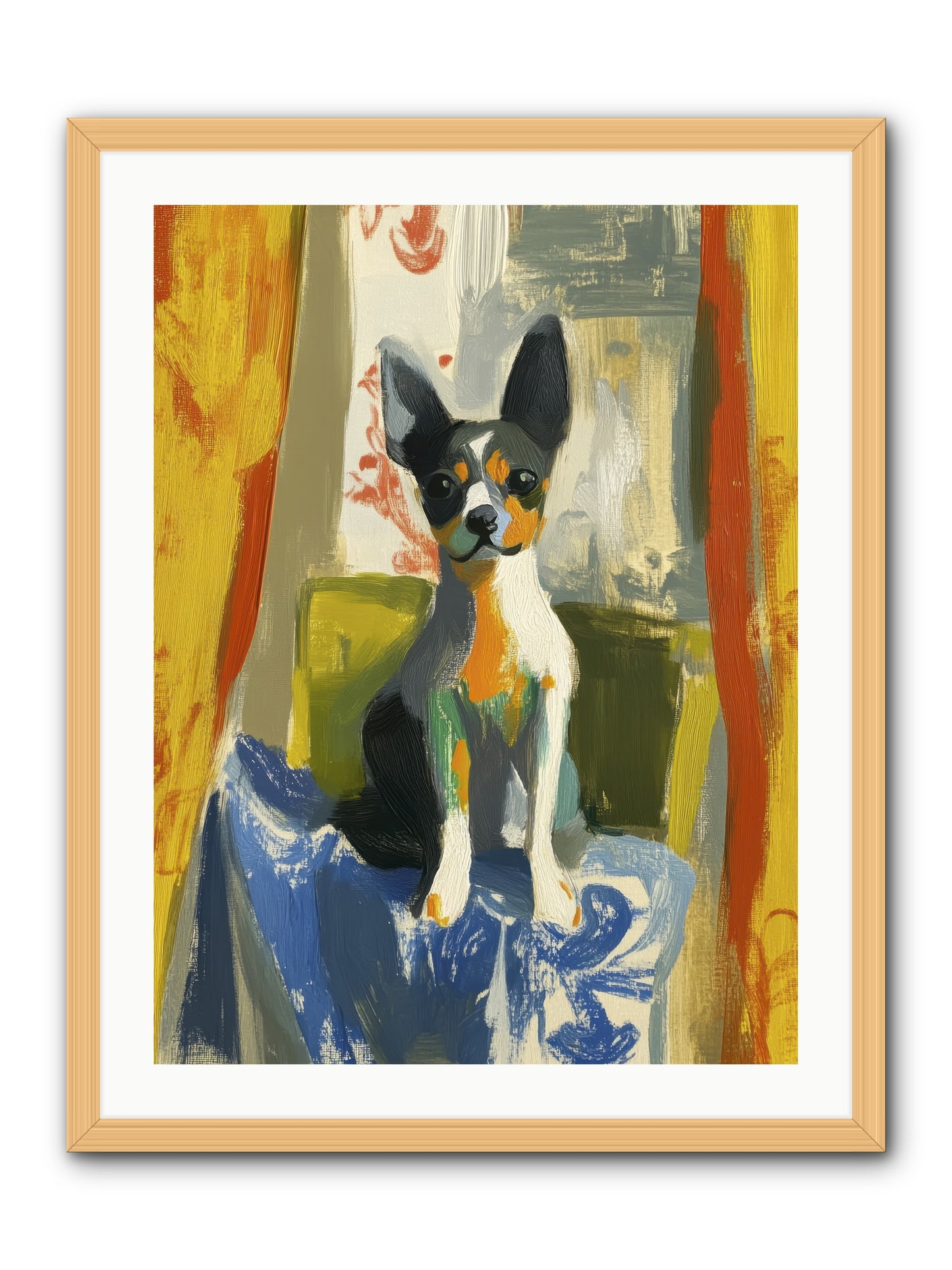 Hazel Mae -- Framed Print - Natural 24x32