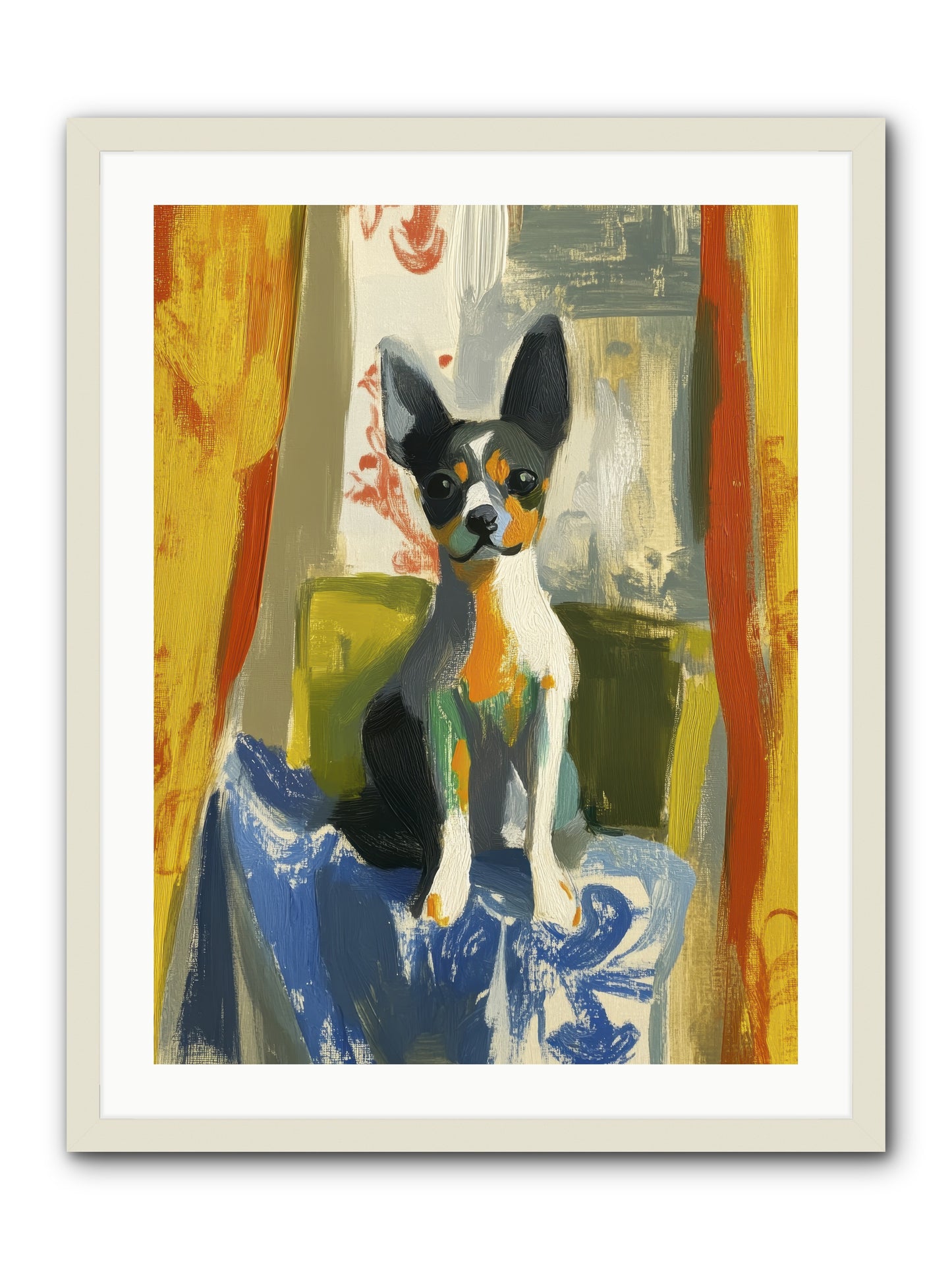 Hazel Mae -- Framed Print - White 24x32