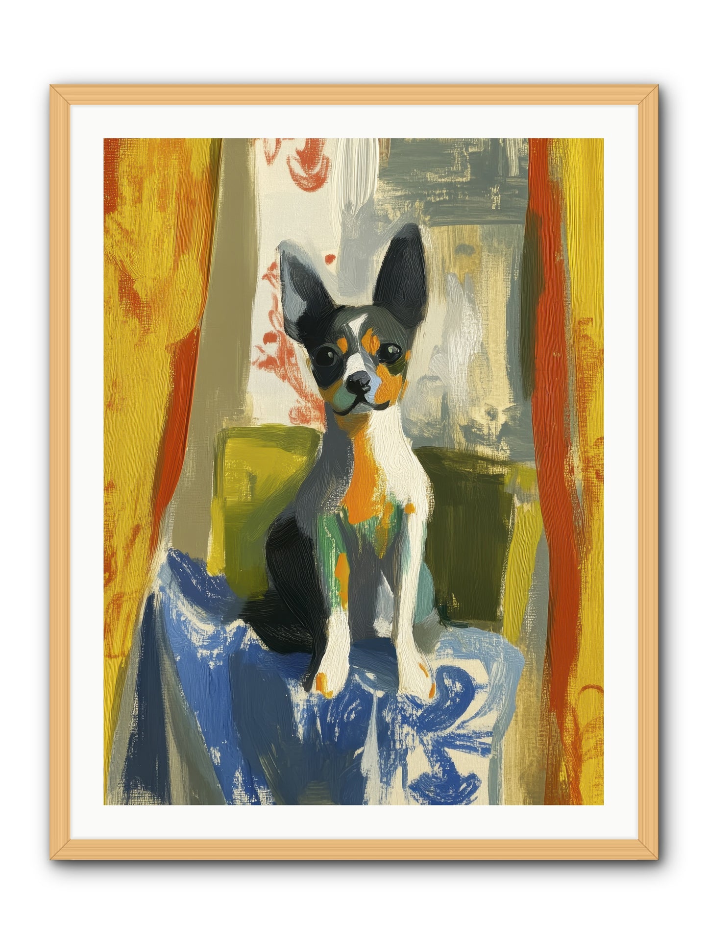 Hazel Mae -- Framed Print - Natural 30x40