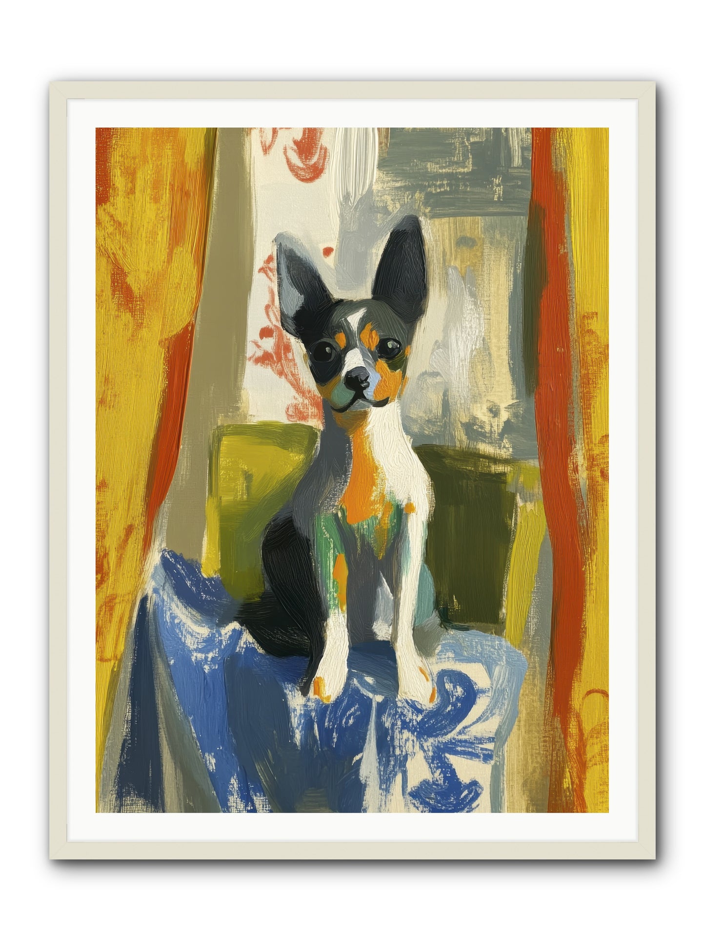 Hazel Mae -- Framed Print - White 36x48