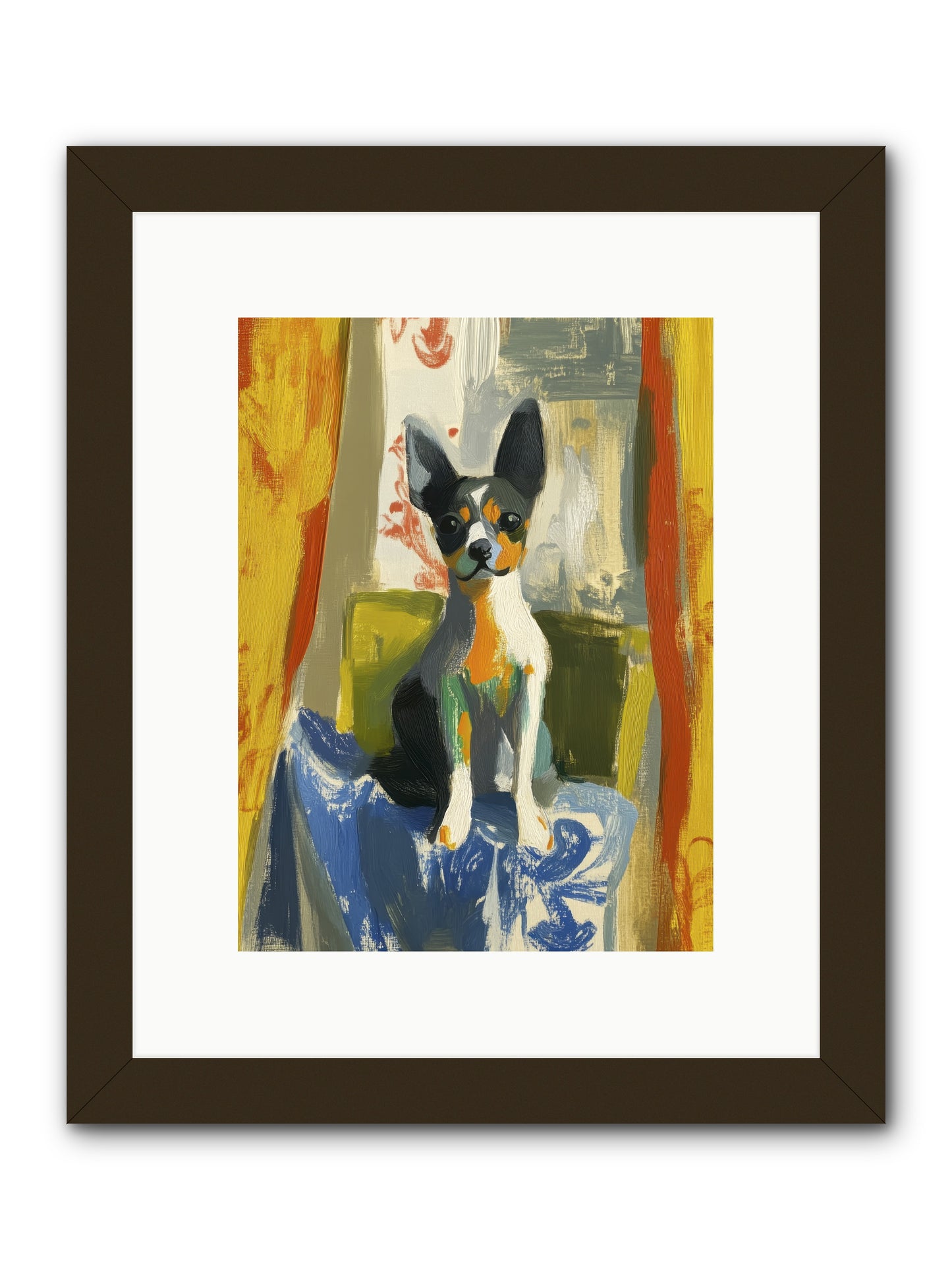 Hazel Mae -- Framed Print - Black 9x12