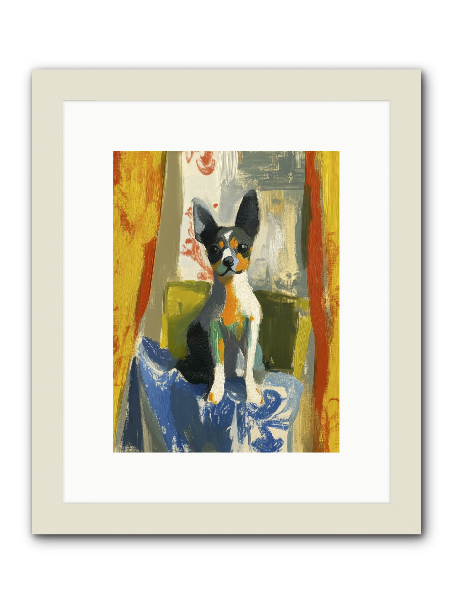 Hazel Mae -- Framed Print - White 9x12