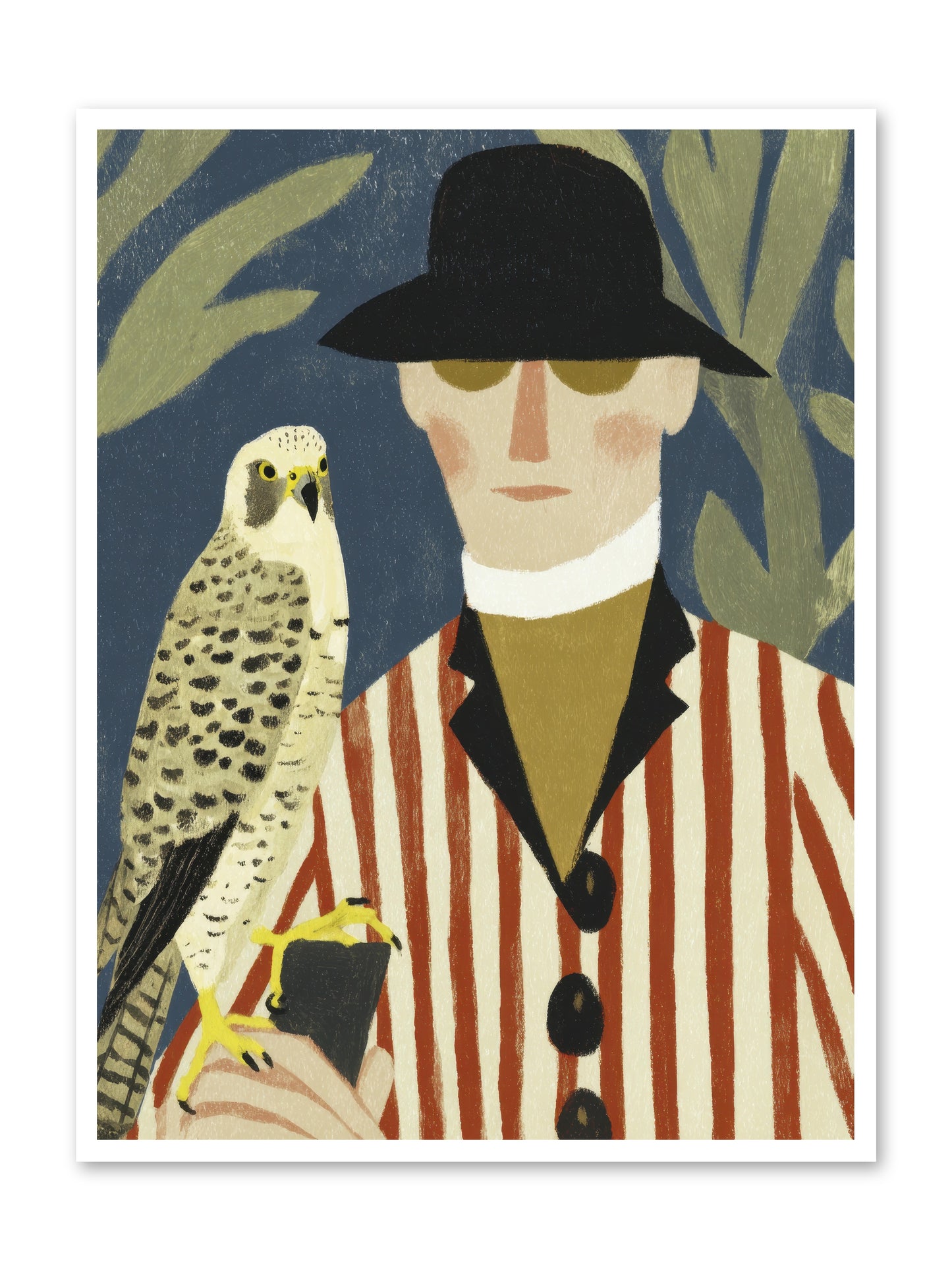 He Painted Birds from Memory -- Paper Print 36x48