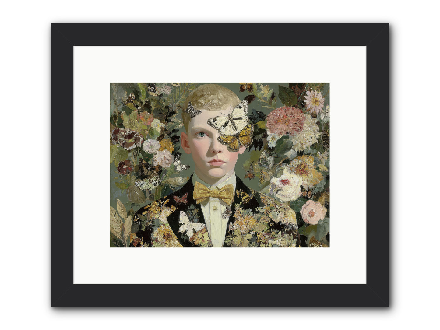 He Photographed Butterflies — He-Photographed-Butterflies-12x9-Framed-Print-Black.jpg