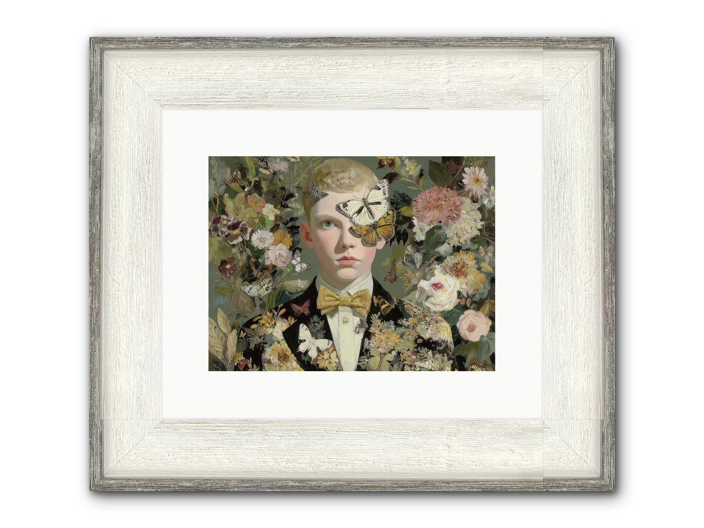He Photographed Butterflies — He-Photographed-Butterflies-12x9-Framed-Print-Driftwood-White.jpg