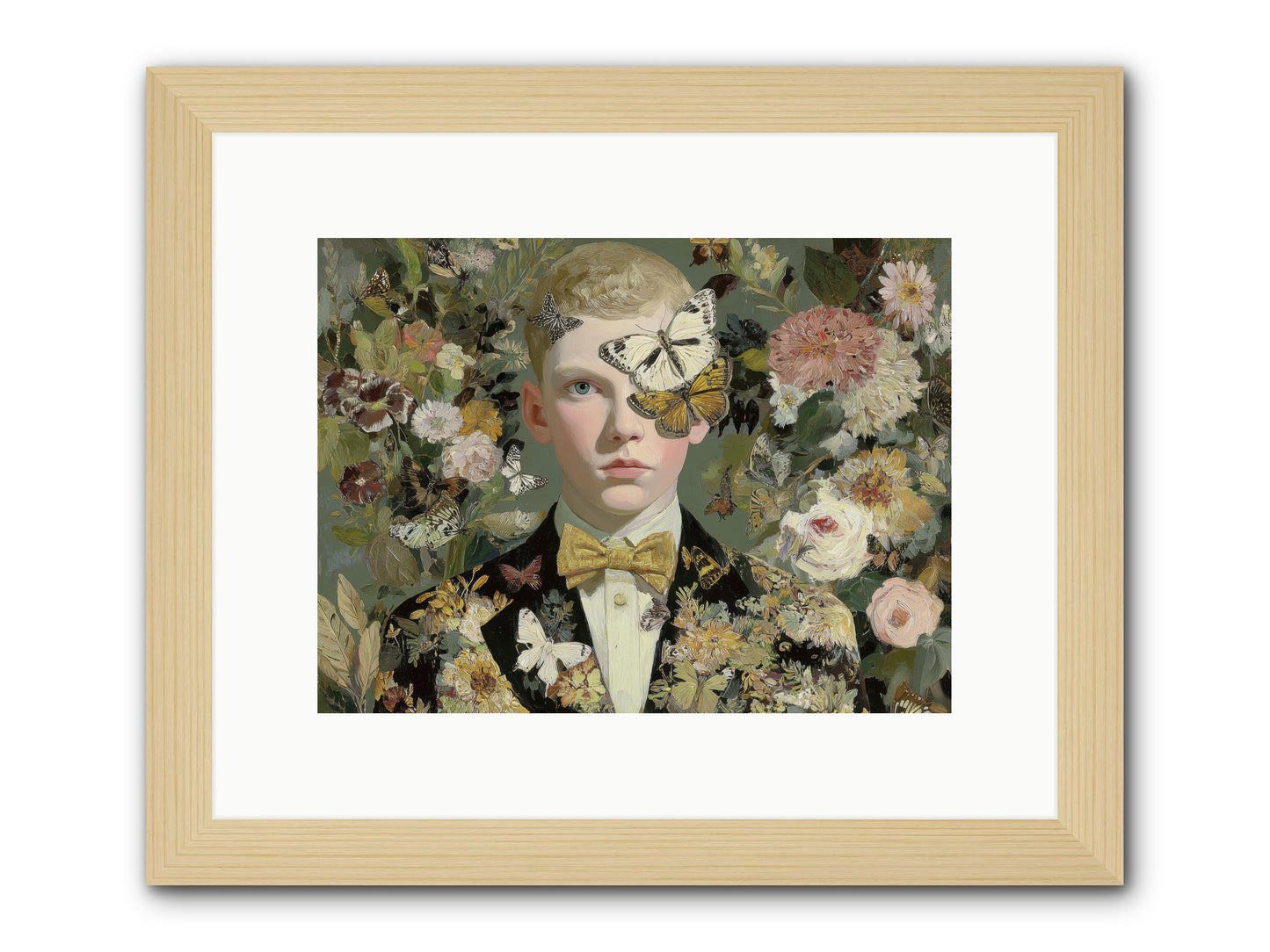 He Photographed Butterflies — He-Photographed-Butterflies-12x9-Framed-Print-Natural.jpg