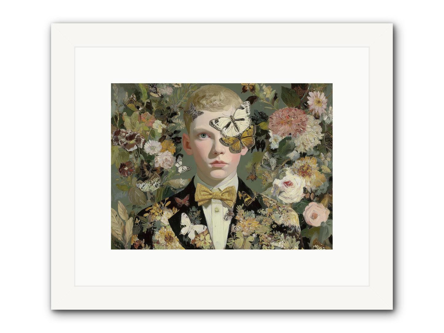 He Photographed Butterflies — He-Photographed-Butterflies-12x9-Framed-Print-White.jpg