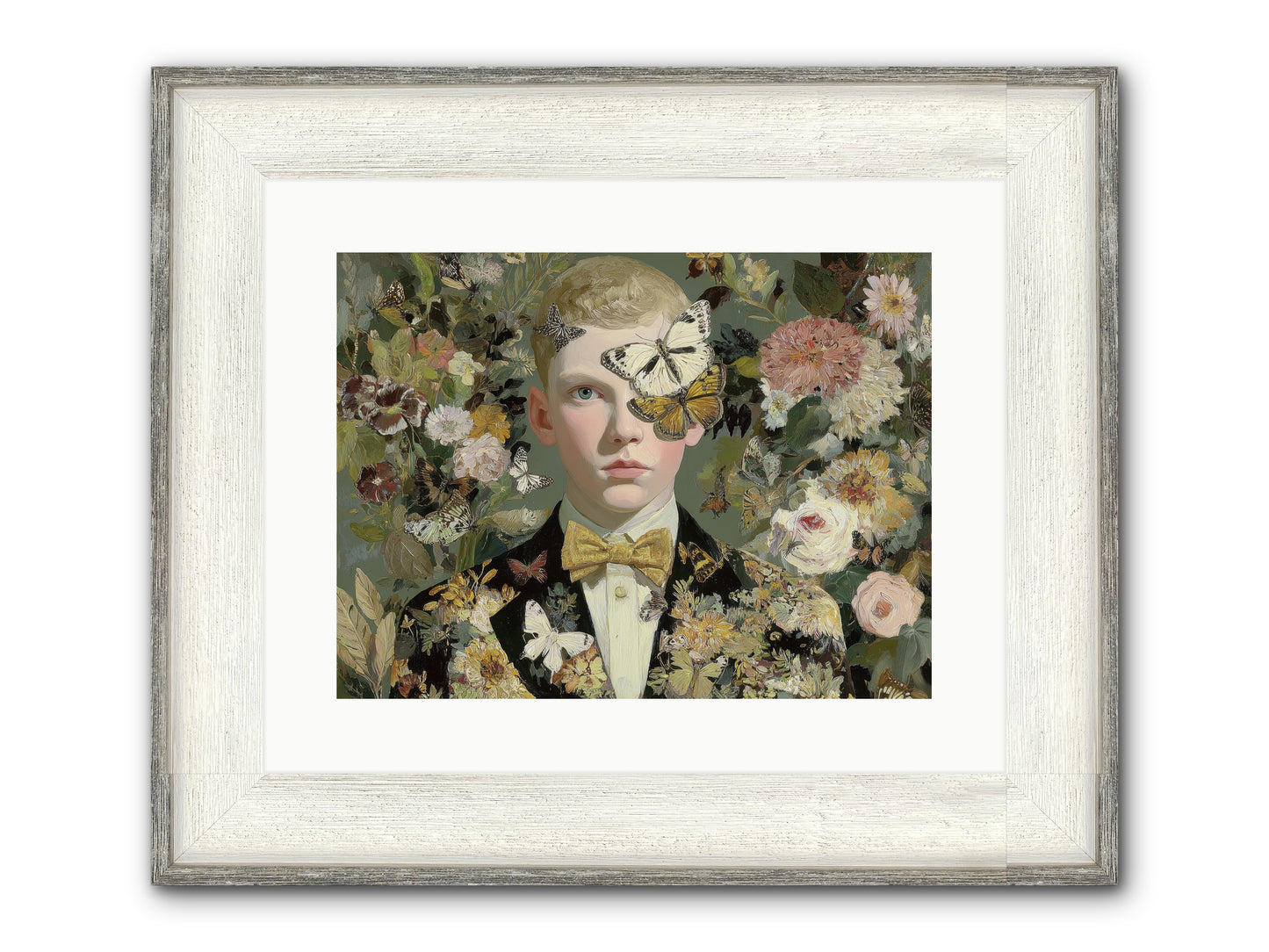 He Photographed Butterflies — He-Photographed-Butterflies-16x12-Framed-Print-Driftwood-White.jpg