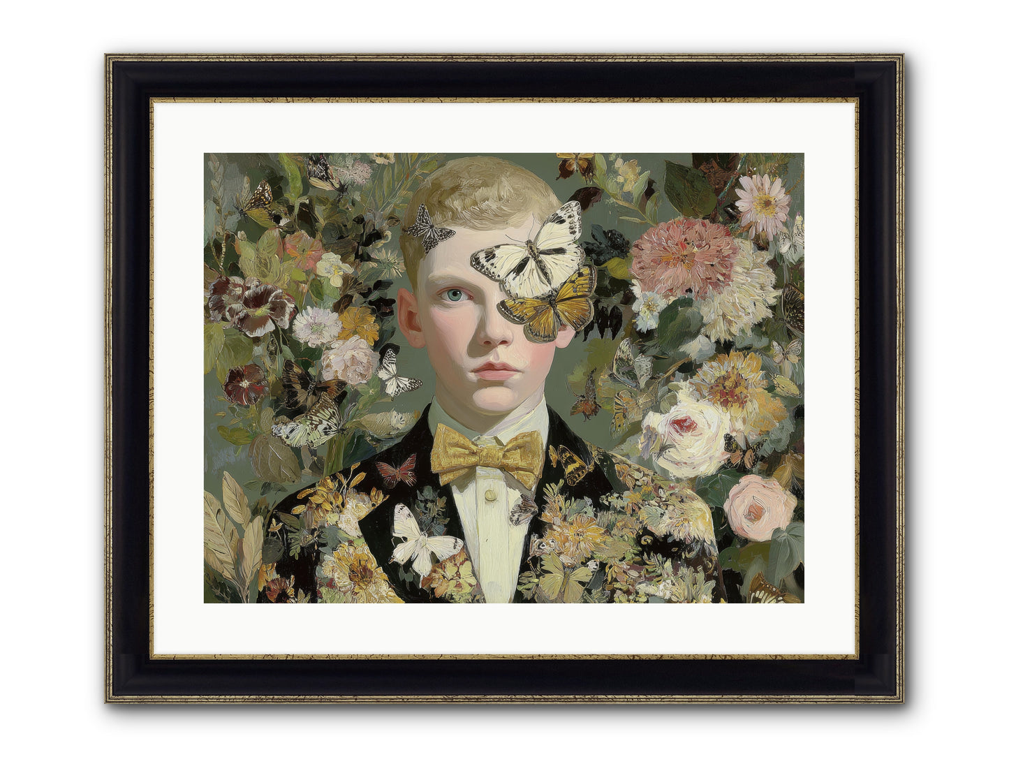 He Photographed Butterflies — He-Photographed-Butterflies-24x18-Framed-Print-Black-Gold.jpg