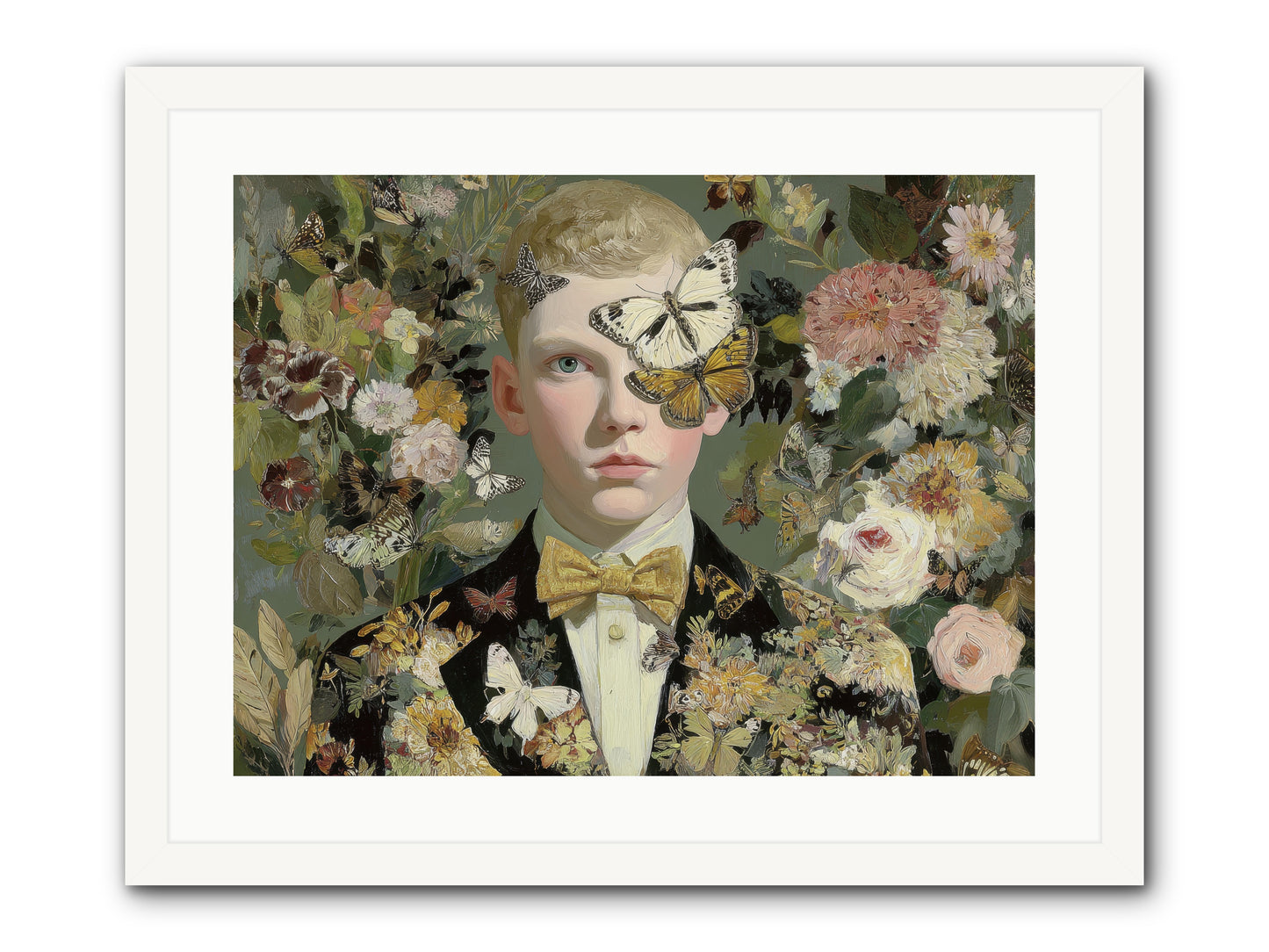 He Photographed Butterflies — He-Photographed-Butterflies-24x18-Framed-Print-White.jpg