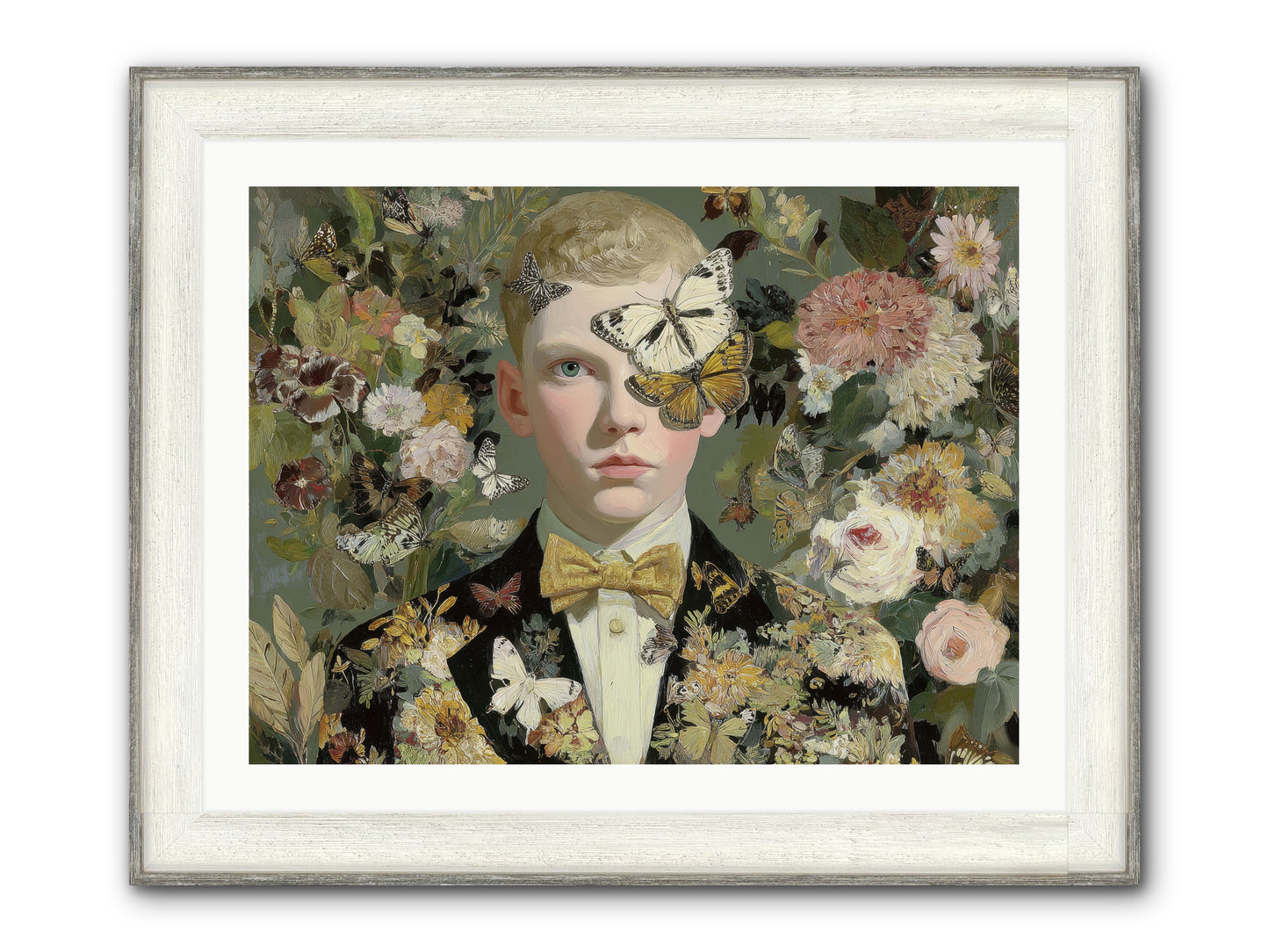 He Photographed Butterflies — He-Photographed-Butterflies-32x24-Framed-Print-Driftwood-White.jpg