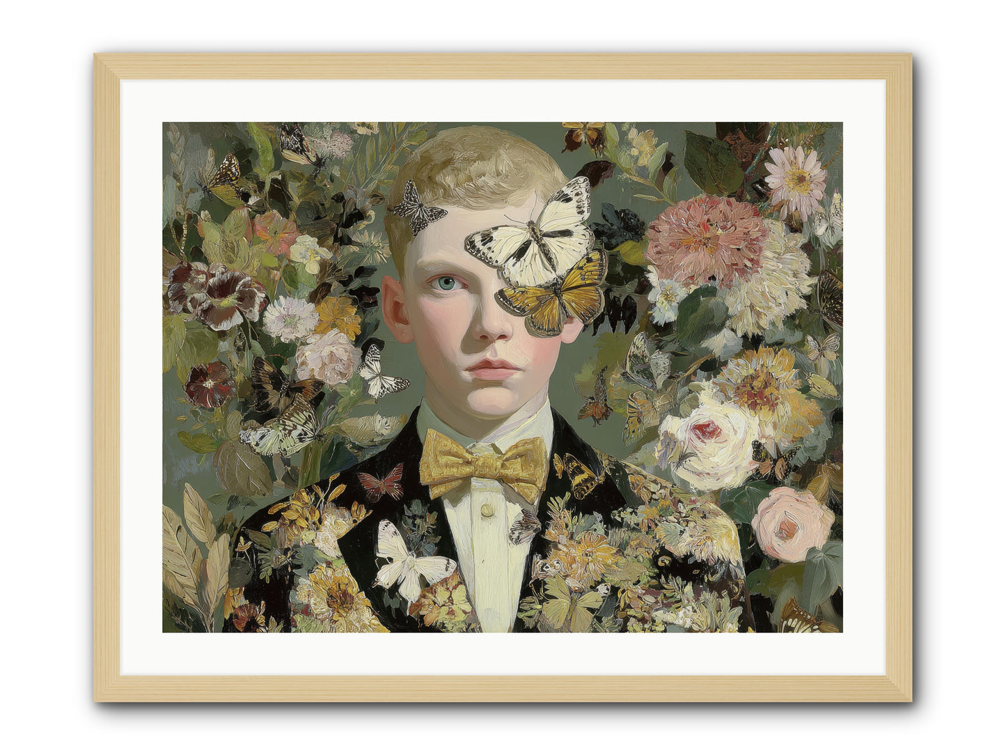 He Photographed Butterflies — He-Photographed-Butterflies-32x24-Framed-Print-Natural.jpg