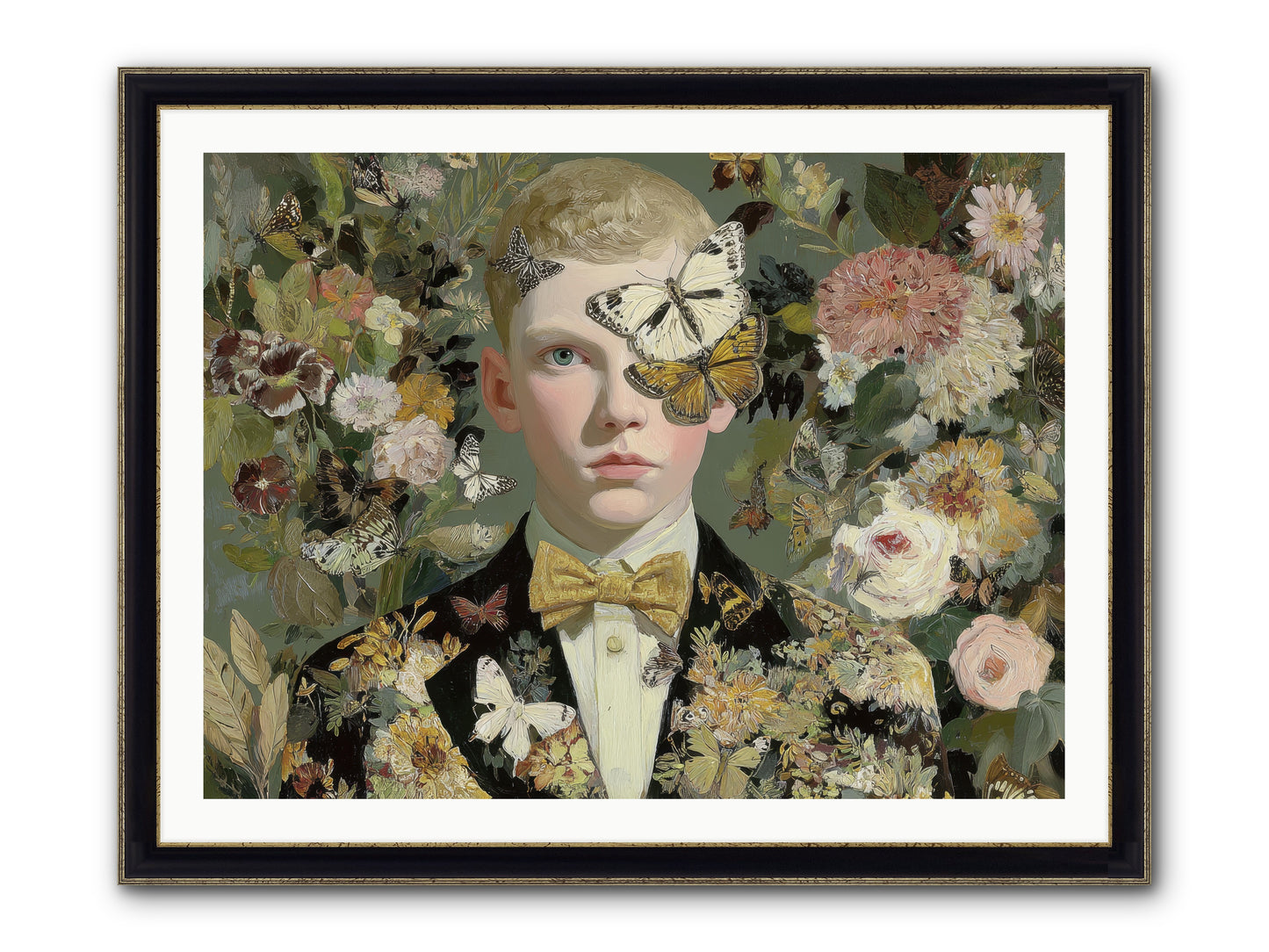 He Photographed Butterflies — He-Photographed-Butterflies-40x30-Framed-Print-Black-Gold.jpg