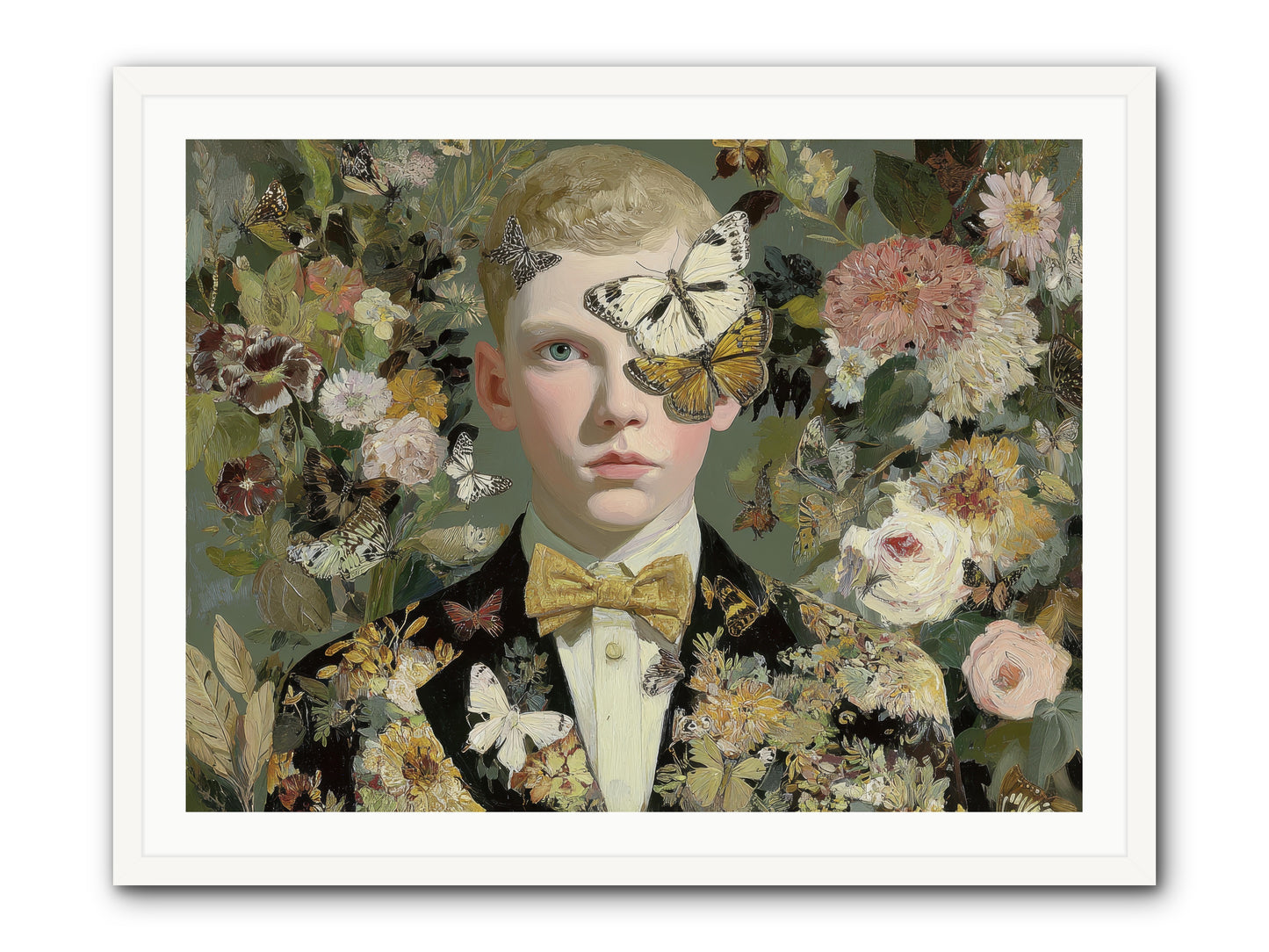 He Photographed Butterflies — He-Photographed-Butterflies-40x30-Framed-Print-White.jpg