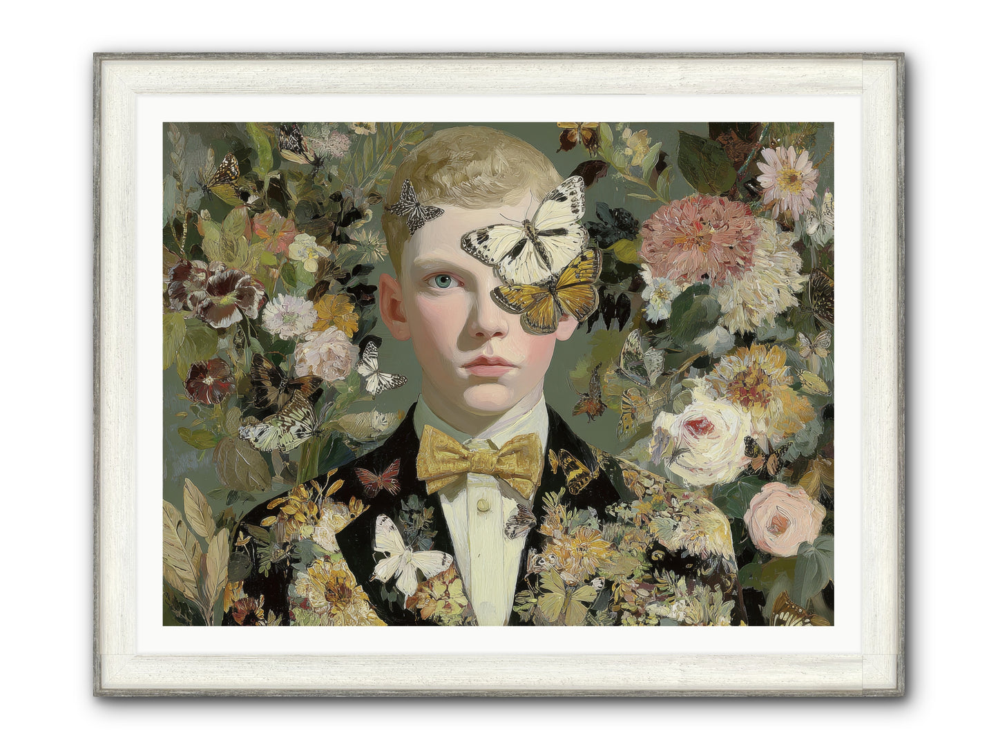 He Photographed Butterflies — He-Photographed-Butterflies-48x36-Framed-Print-Driftwood-White.jpg