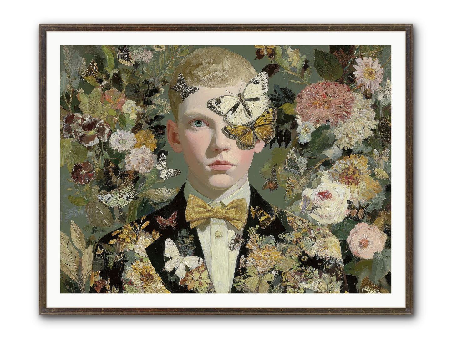 He Photographed Butterflies — He-Photographed-Butterflies-48x36-Framed-Print-Slimwoods-Black-Gold.jpg