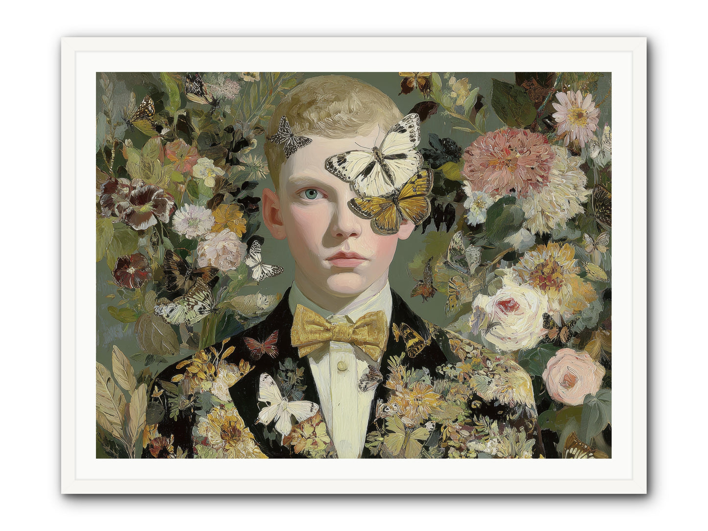 He Photographed Butterflies — He-Photographed-Butterflies-48x36-Framed-Print-White.jpg
