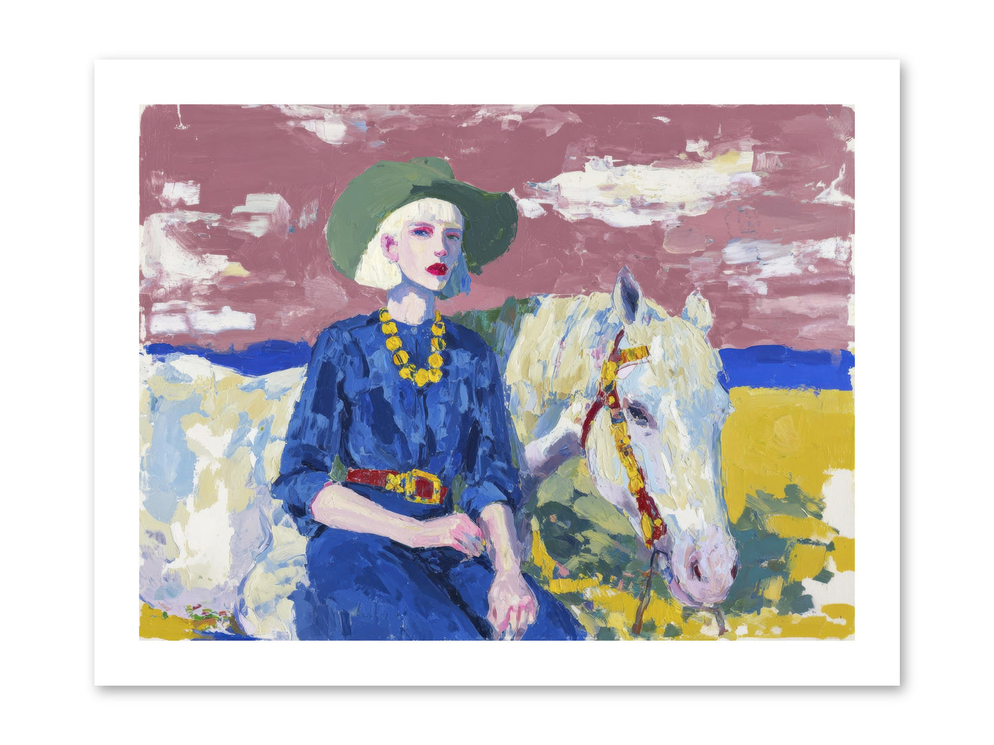 Heading West -- Paper Print 16x12