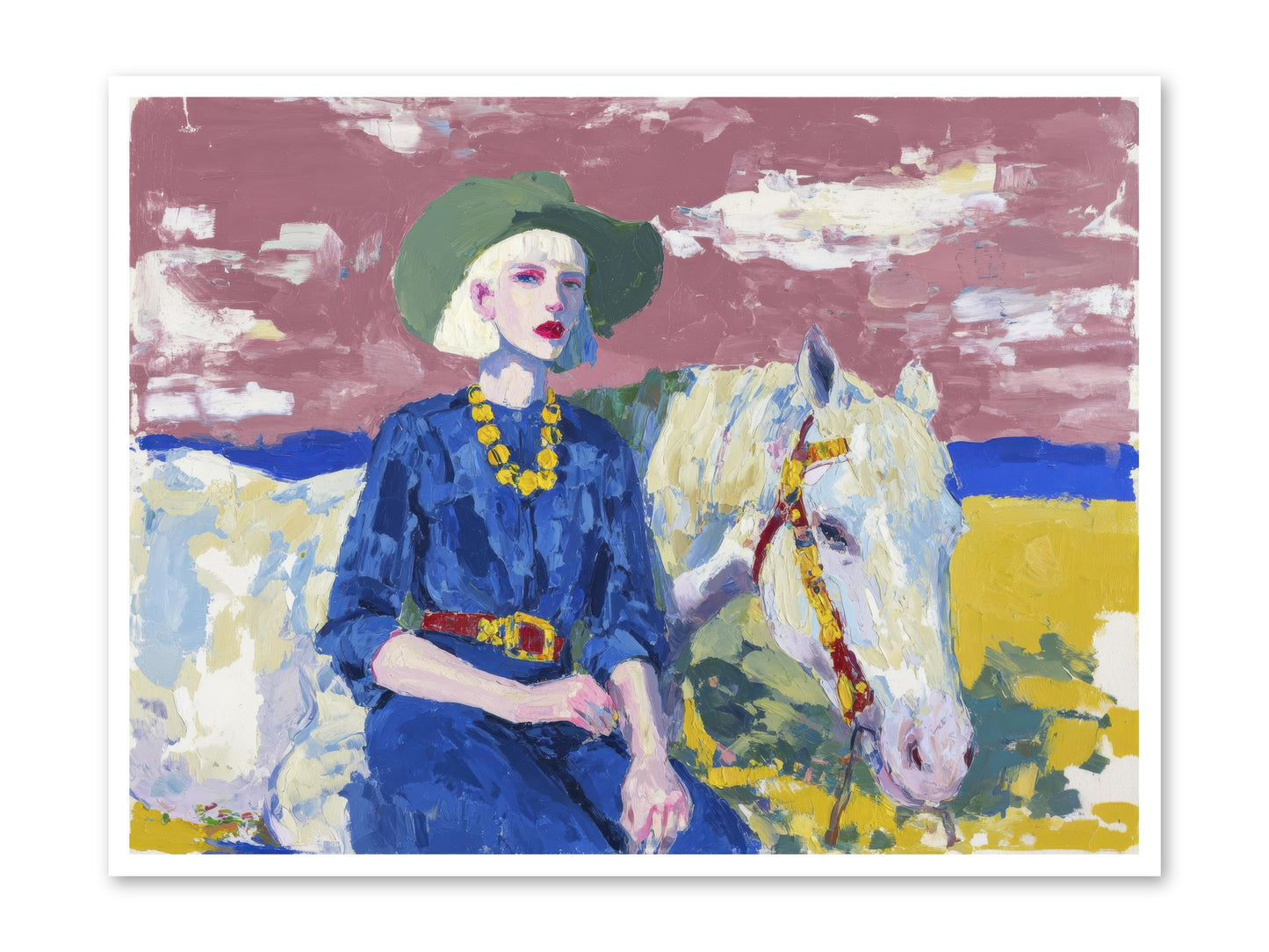 Heading West -- Loose Canvas Print 48x36