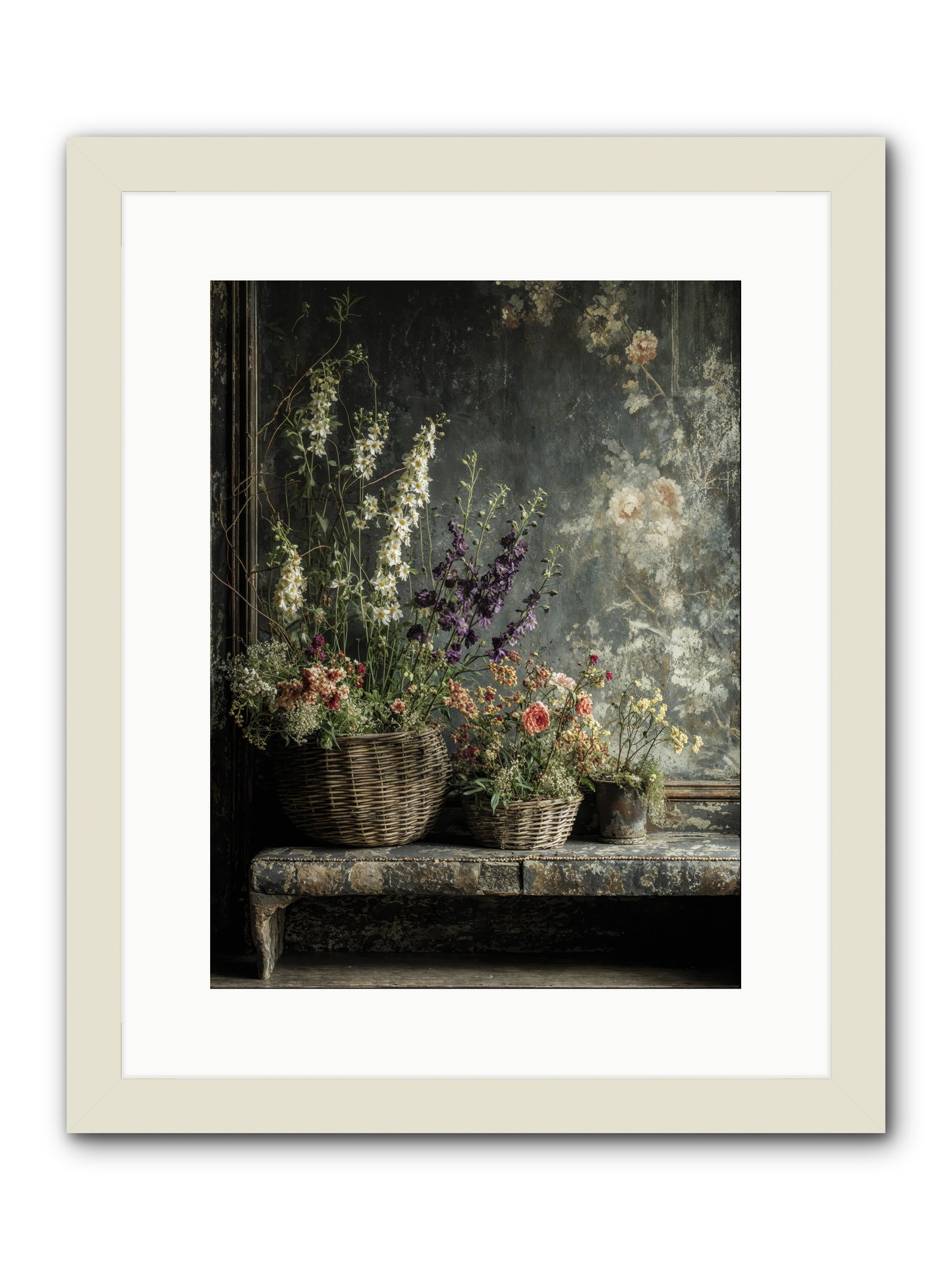 Heartcountry -- Framed Print - White 12x16