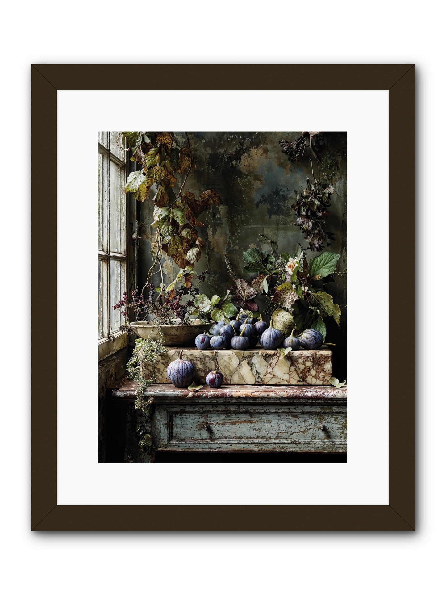 Hearthgrown -- Framed Print - Black 12x16