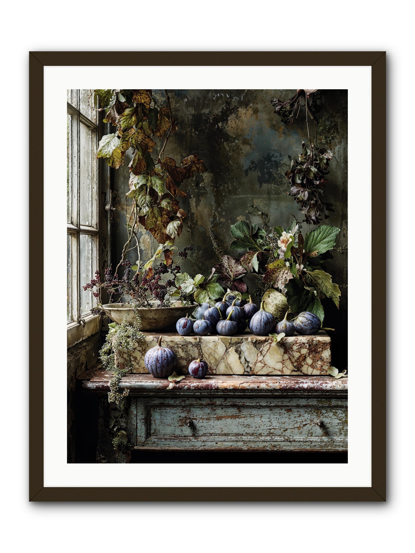 Hearthgrown -- Framed Print - Black 24x32