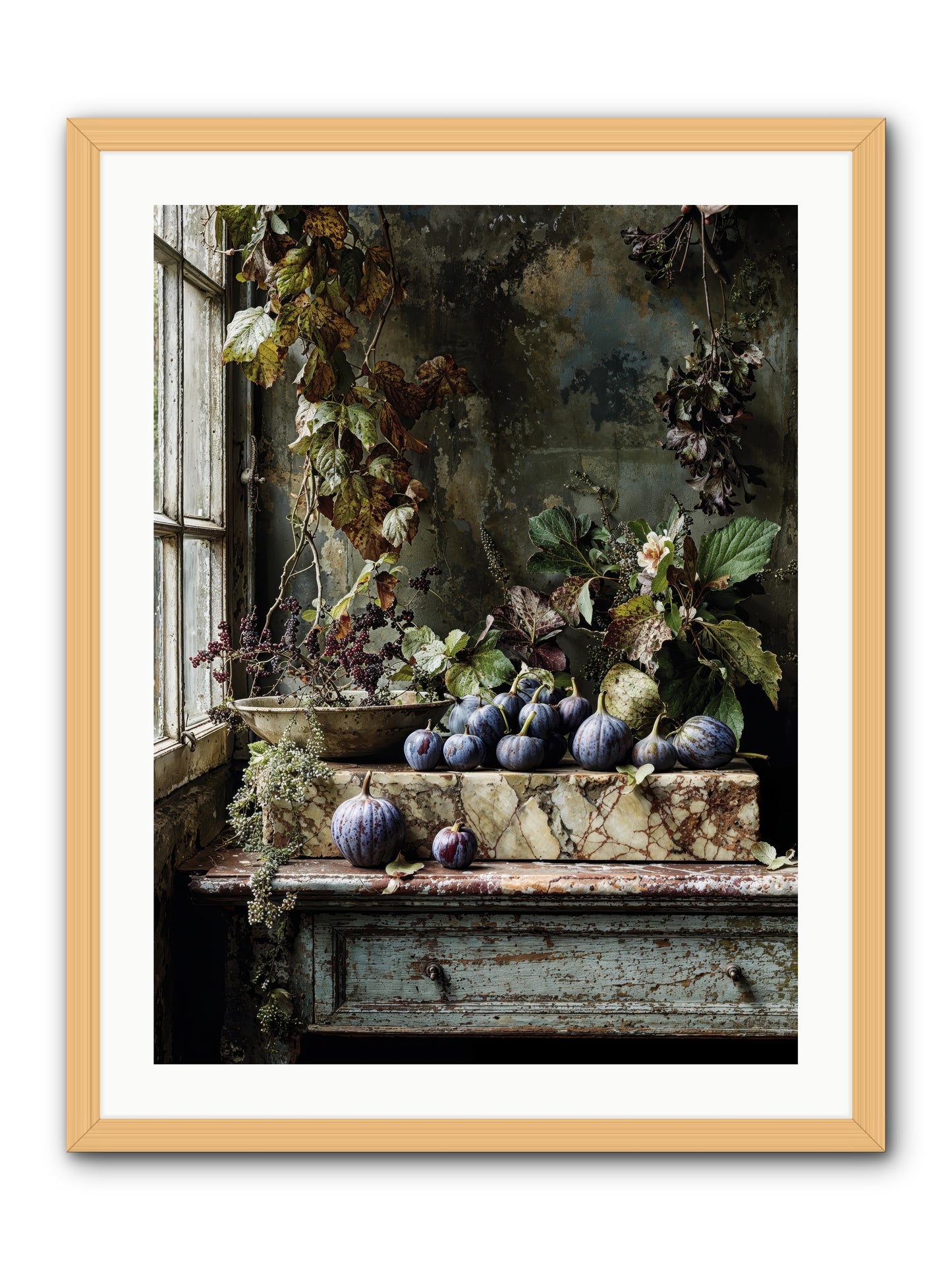 Hearthgrown -- Framed Print - Natural 24x32
