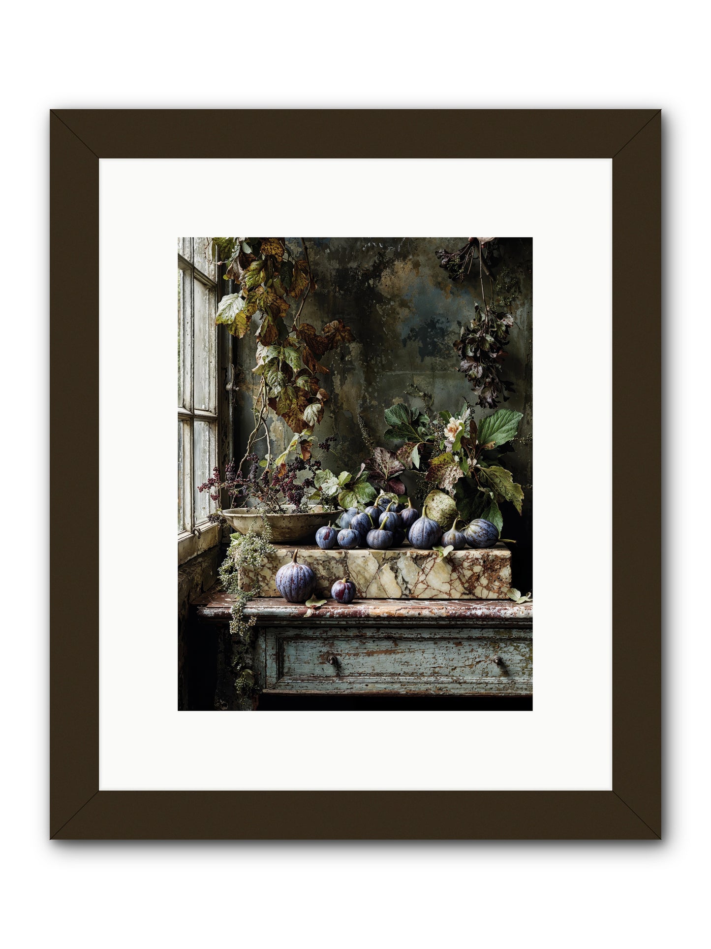 Hearthgrown -- Framed Print - Black 9x12