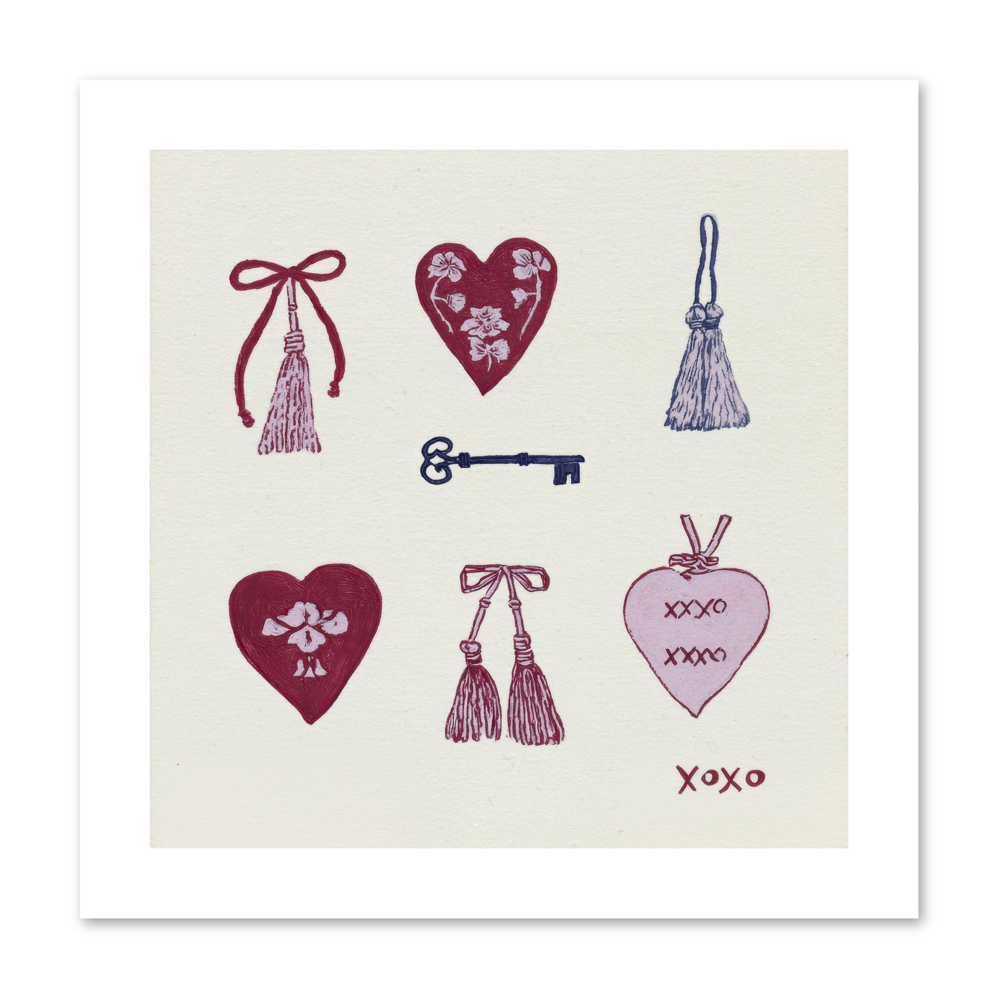 Hearts Find Their Home -- Paper Print 10x10
