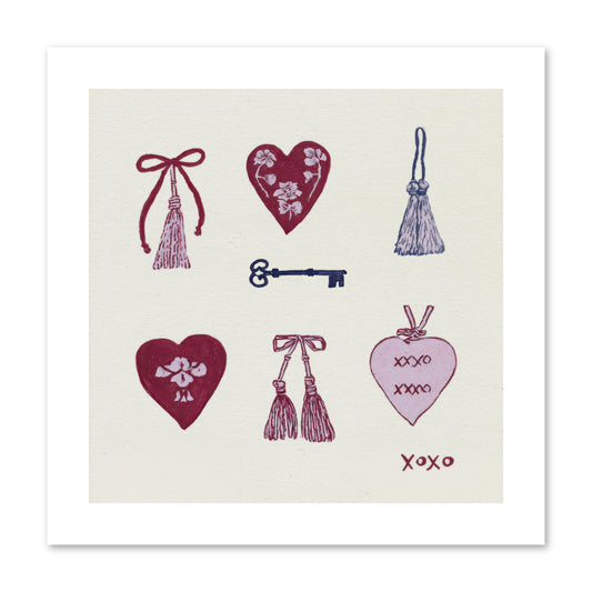Hearts Find Their Home -- Paper Print 10x10