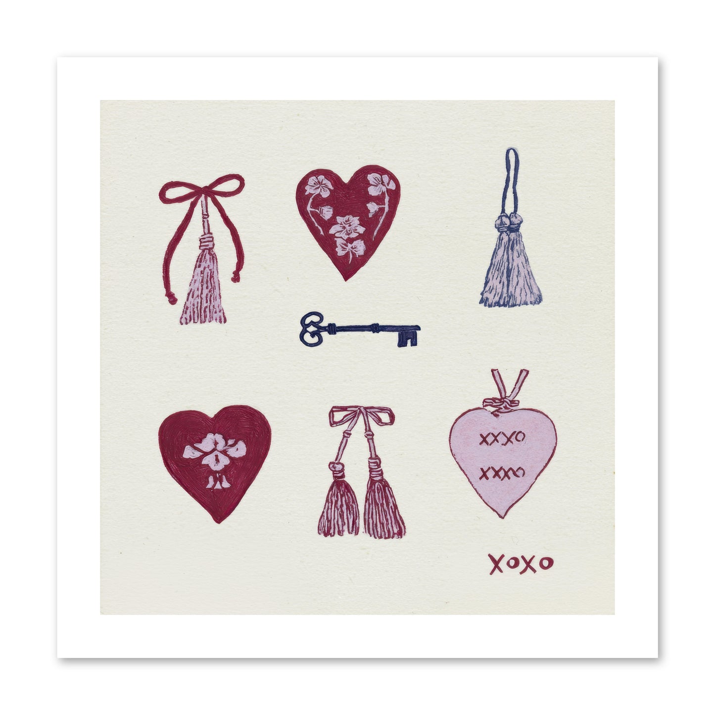 Hearts Find Their Home -- Paper Print 12x12