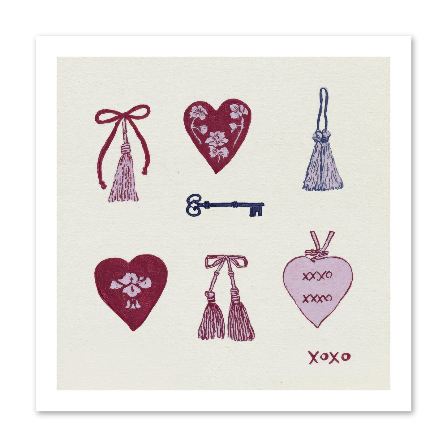 Hearts Find Their Home -- Paper Print 16x16