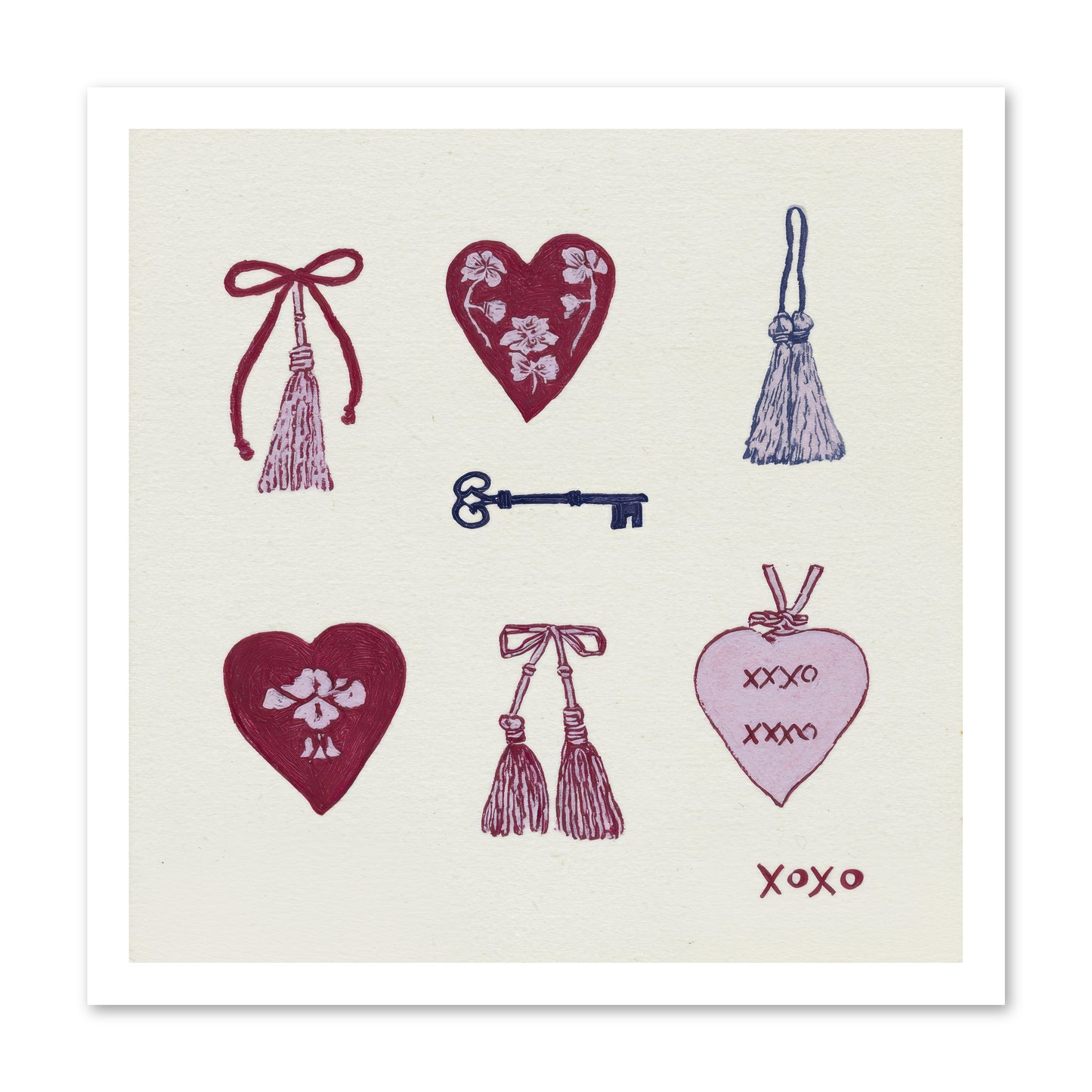 Hearts Find Their Home -- Paper Print 20x20